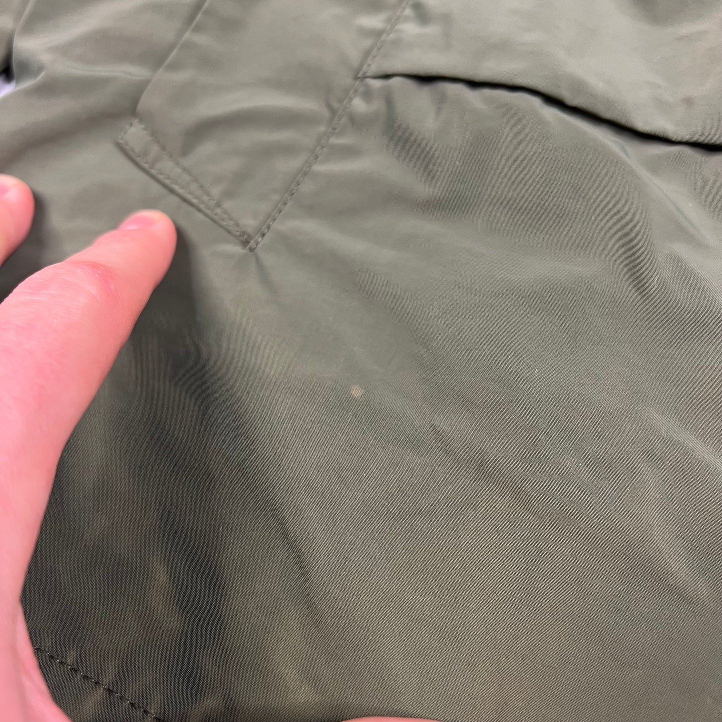 Stone Island Khaki Micro Reps Jacket Medium 22.25”