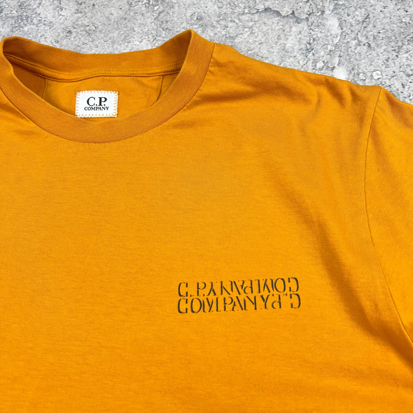 CP Company Orange T-Shirt Medium 20.5”