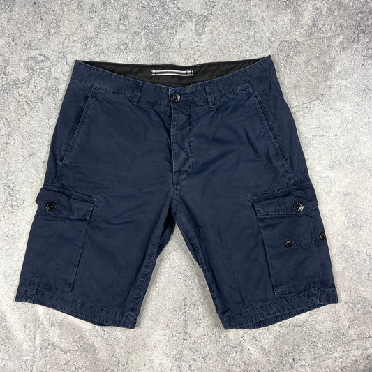 Stone Island Navy Cargo Shorts W34”