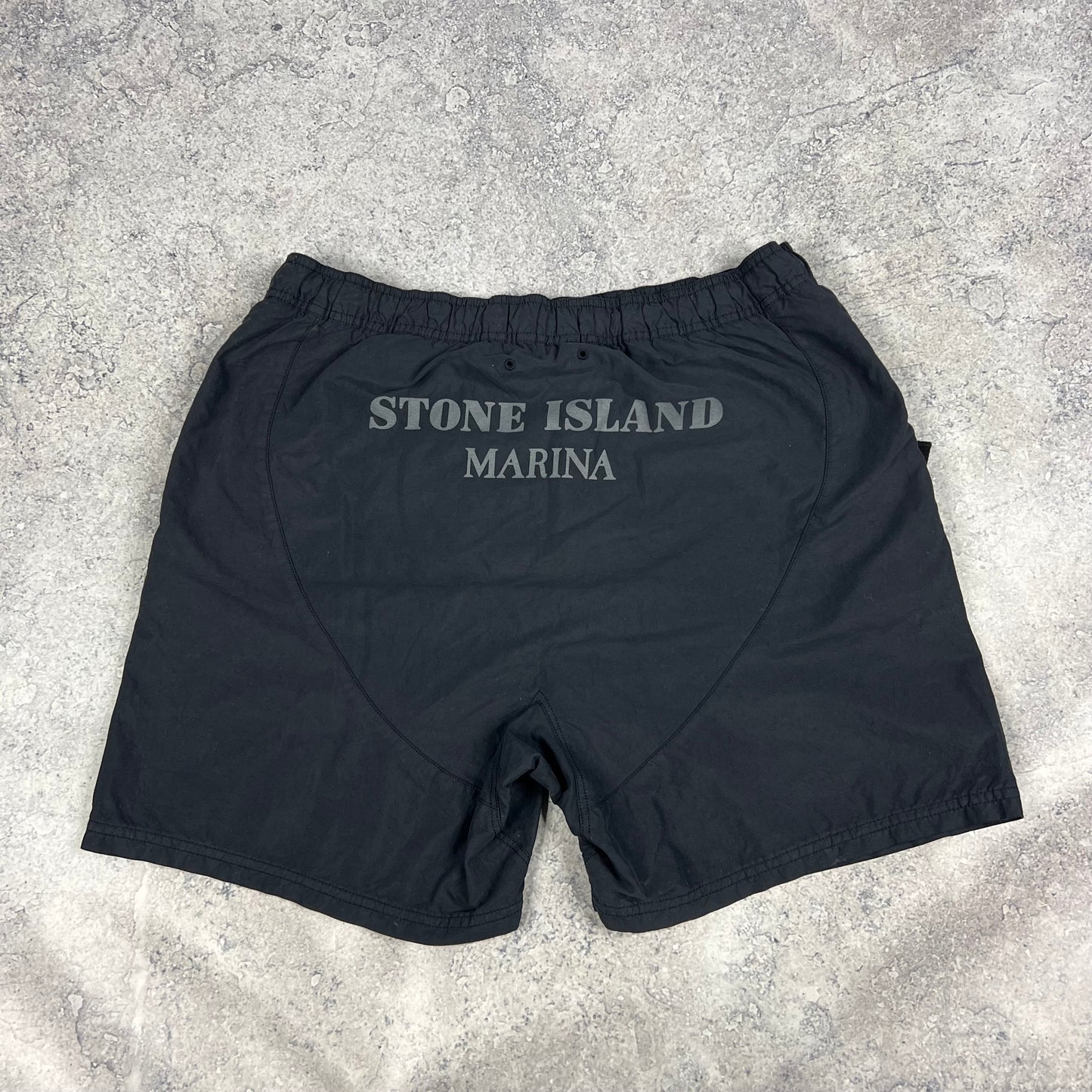 Stone Island Marina Black Swimshorts Medium 32”