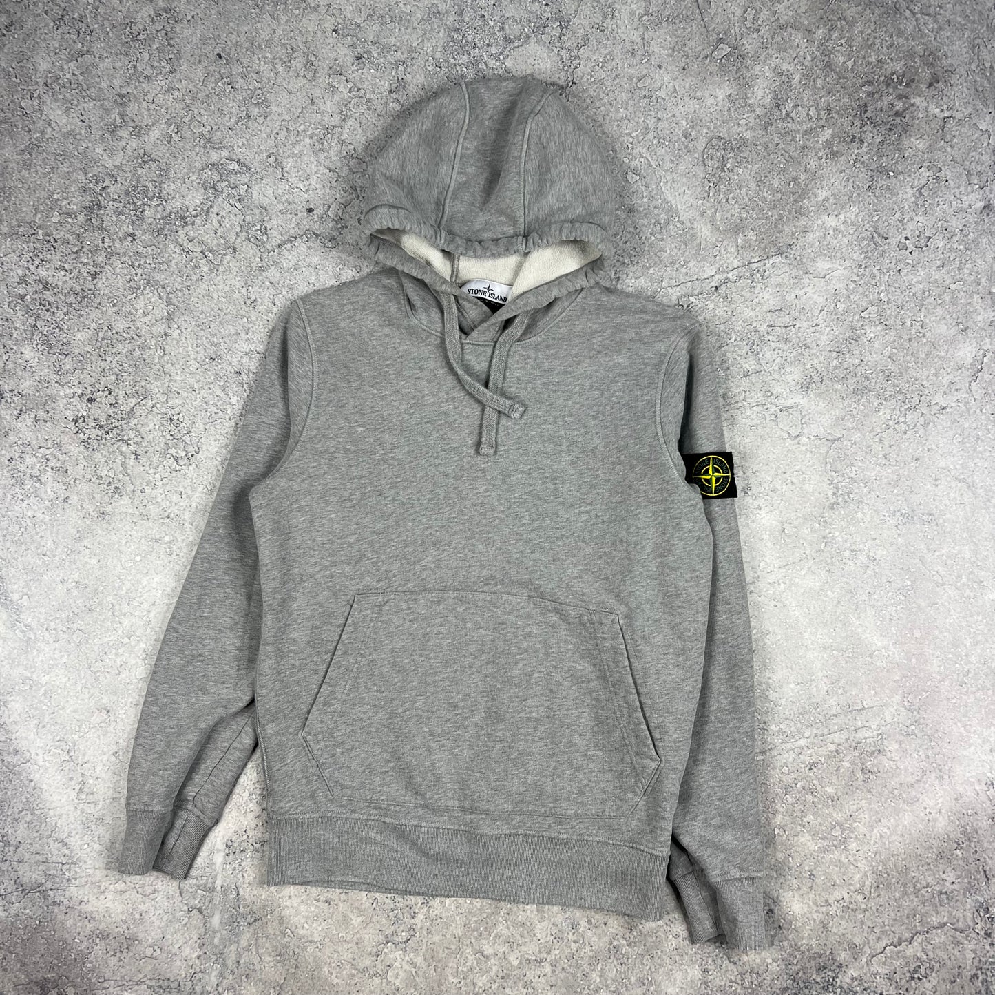 Stone Island Grey Hoodie Small 20.75”