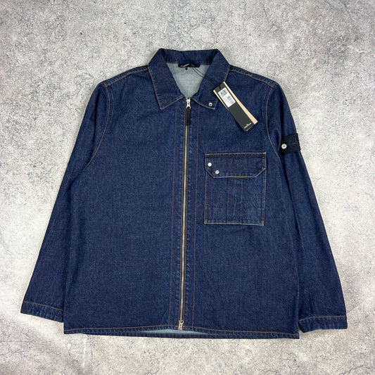 Stone Island Denim Research Jacket XL 25” BNWT