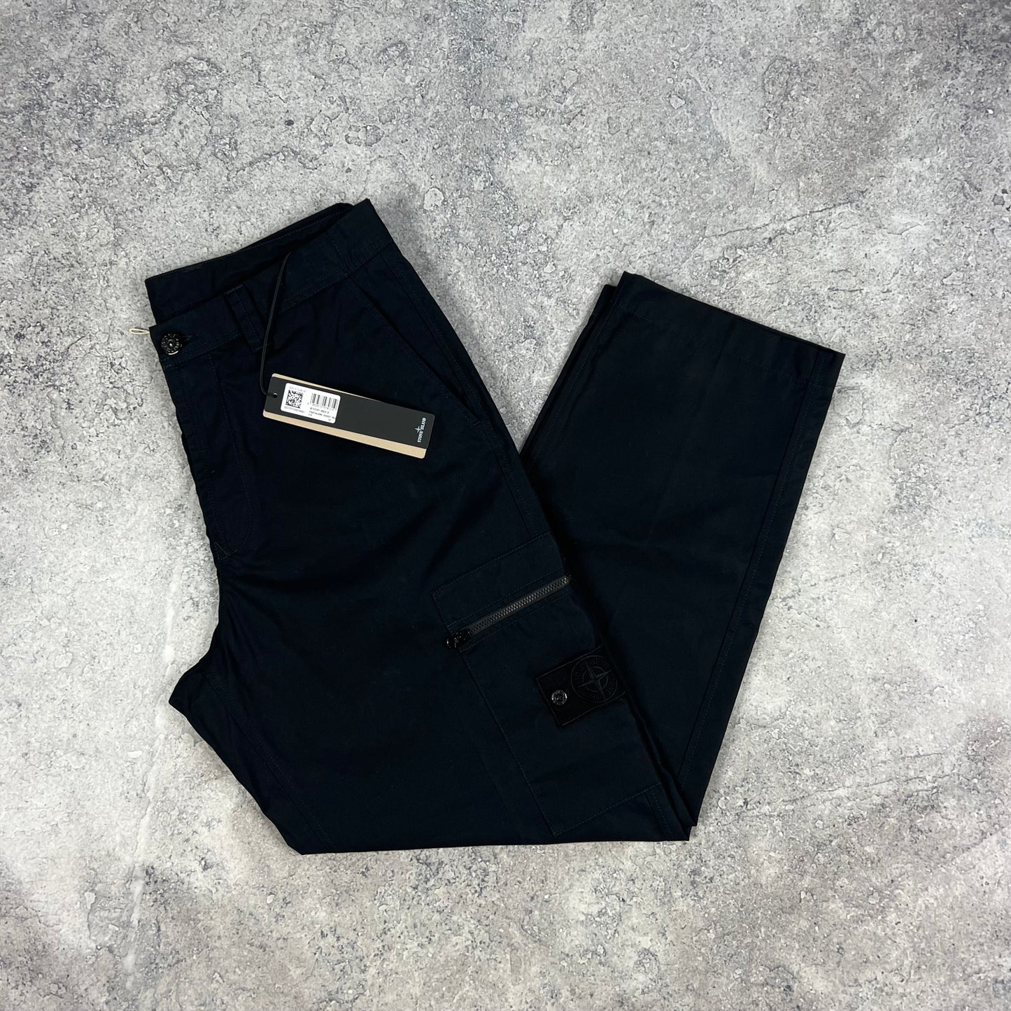 Stone Island Black Ghost Ventile Cargo Trousers W33-34” BNWT
