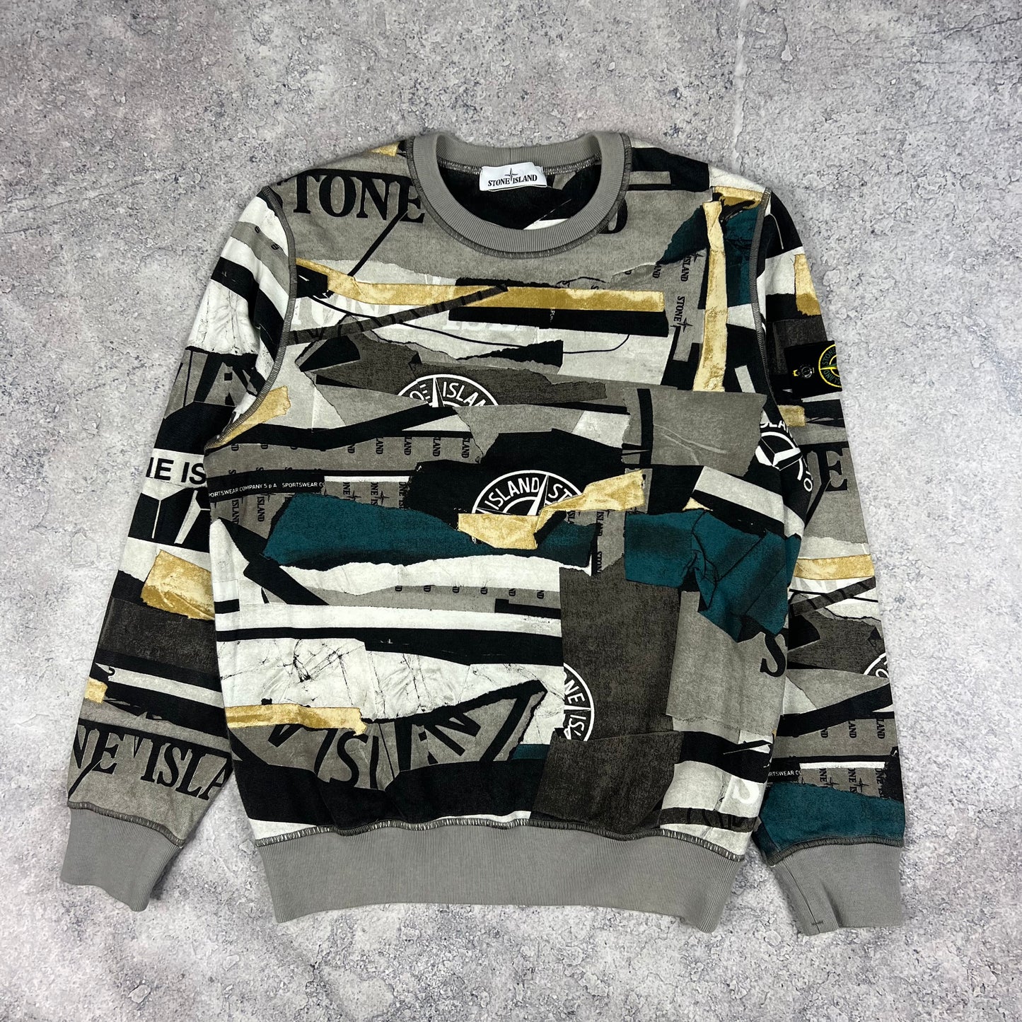 Stone Island Multi Logo Sweatshirt Large 23”