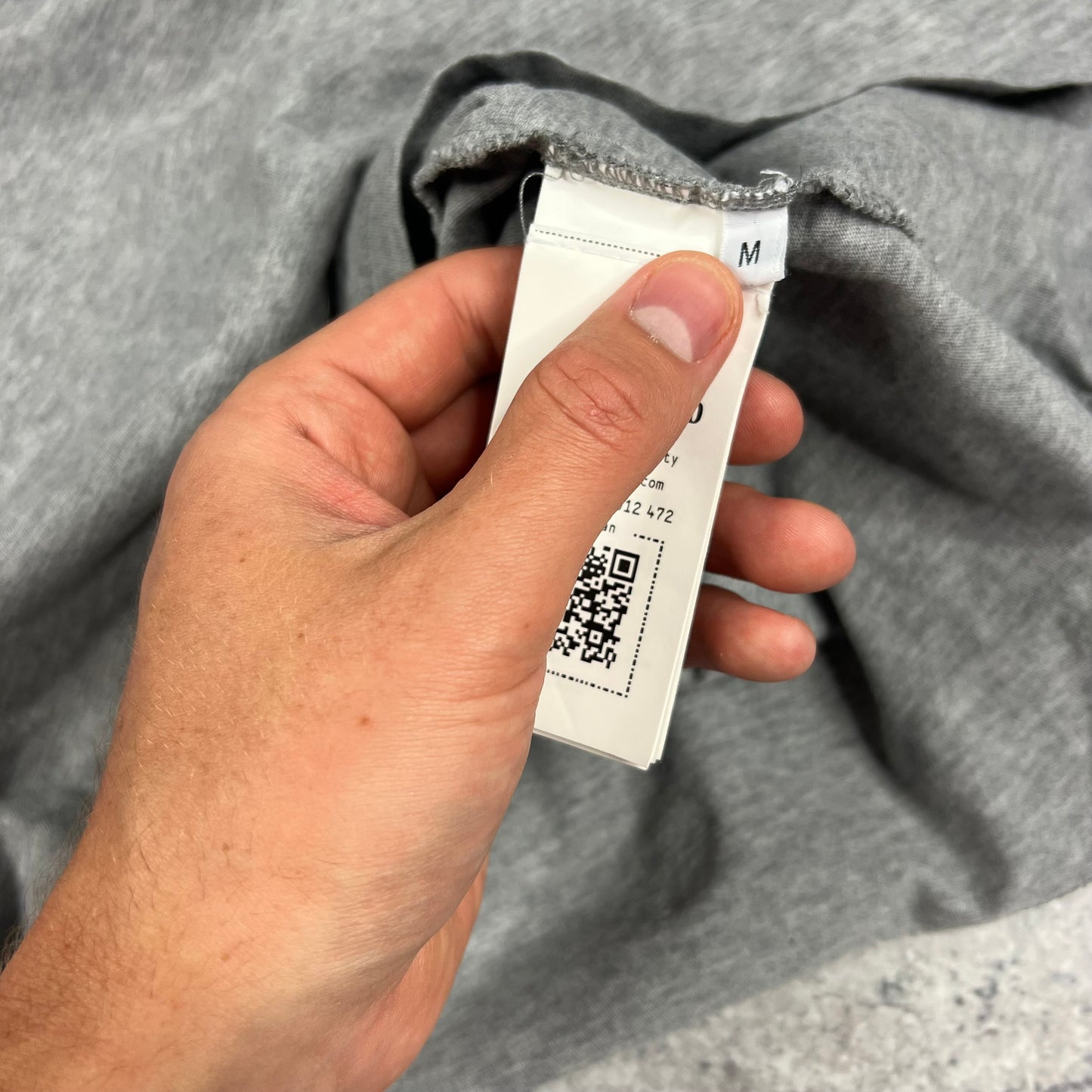 Stone Island Grey Patch T-Shirt Medium 19.5”