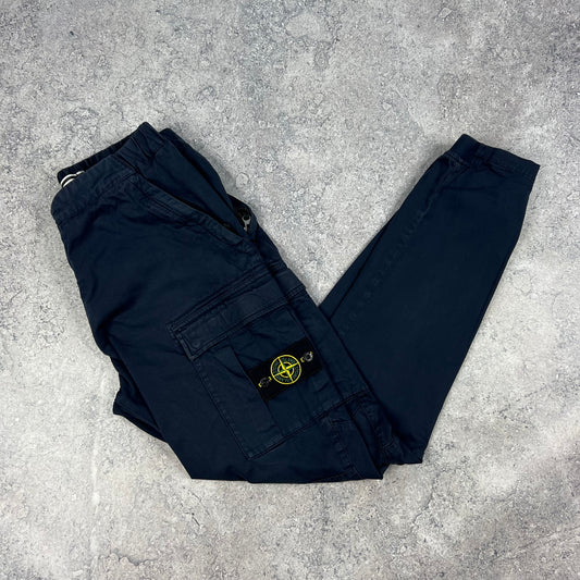 Stone Island Navy Cargo Trousers W30”