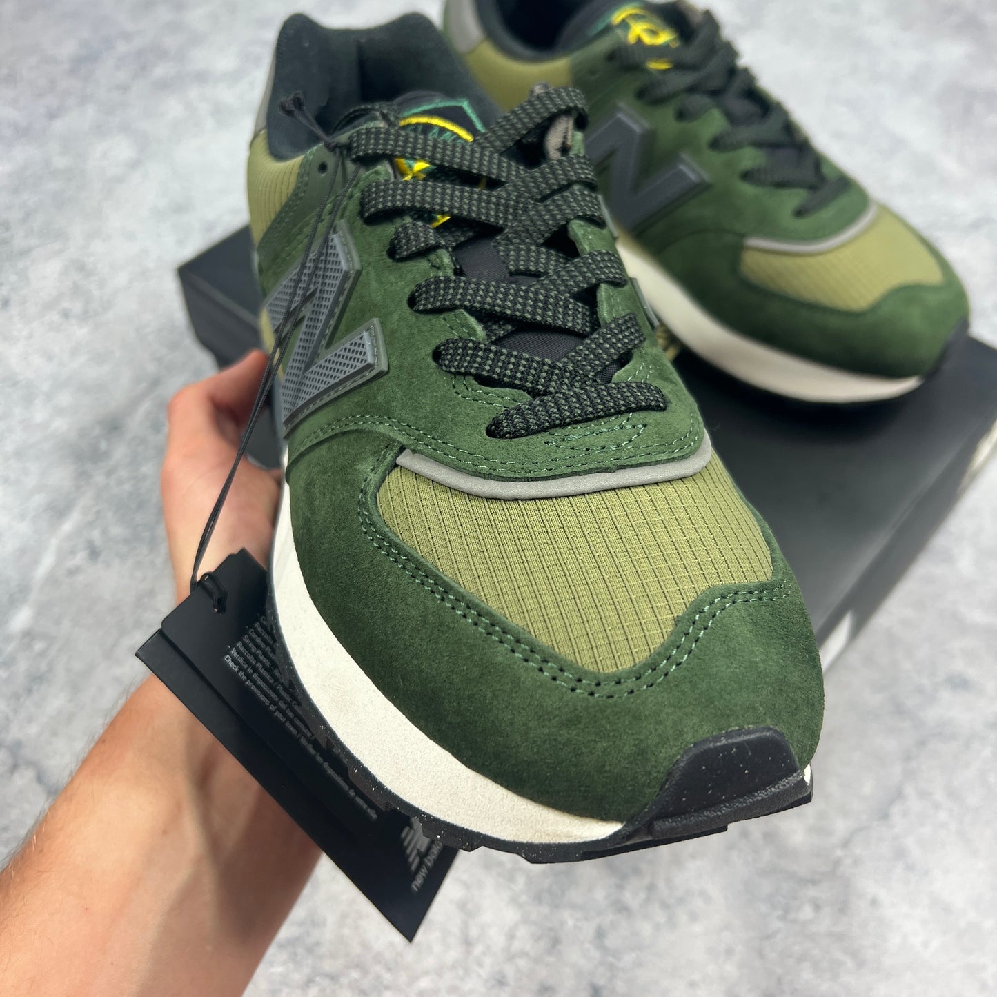 Stone Island x New Balance 574 Trainers UK7.5 BNIB