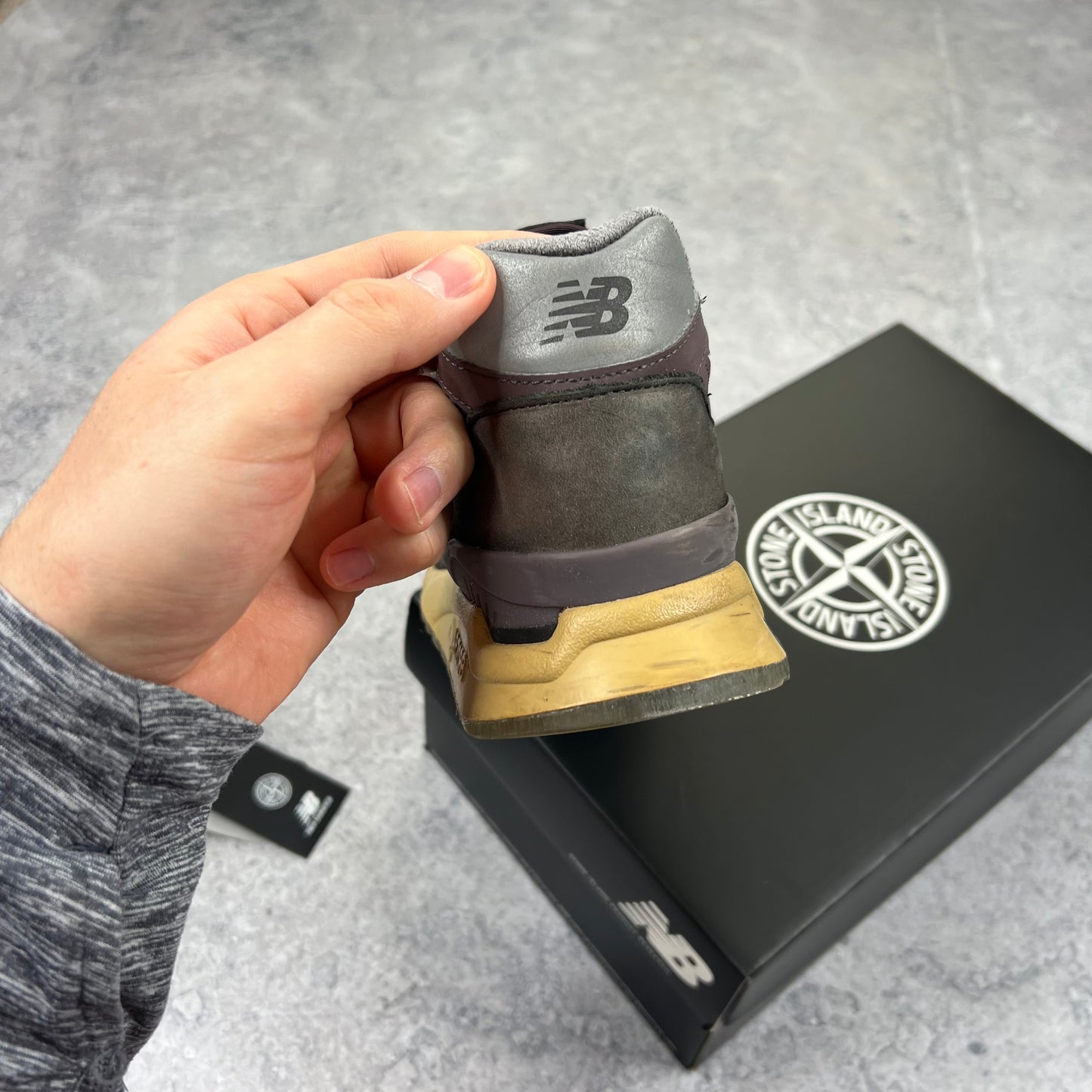 Stone Island x New Balance 998 Trainers UK8.5