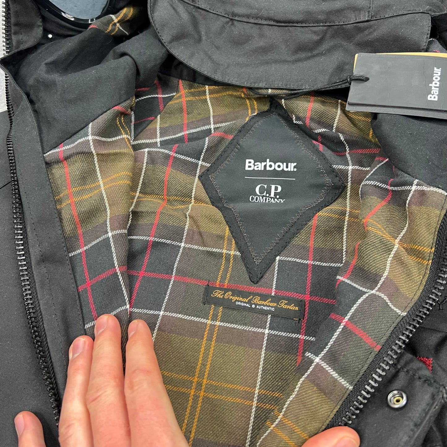 CP Company x Barbour Explorer Goggle Jacket Small 22” BNWT