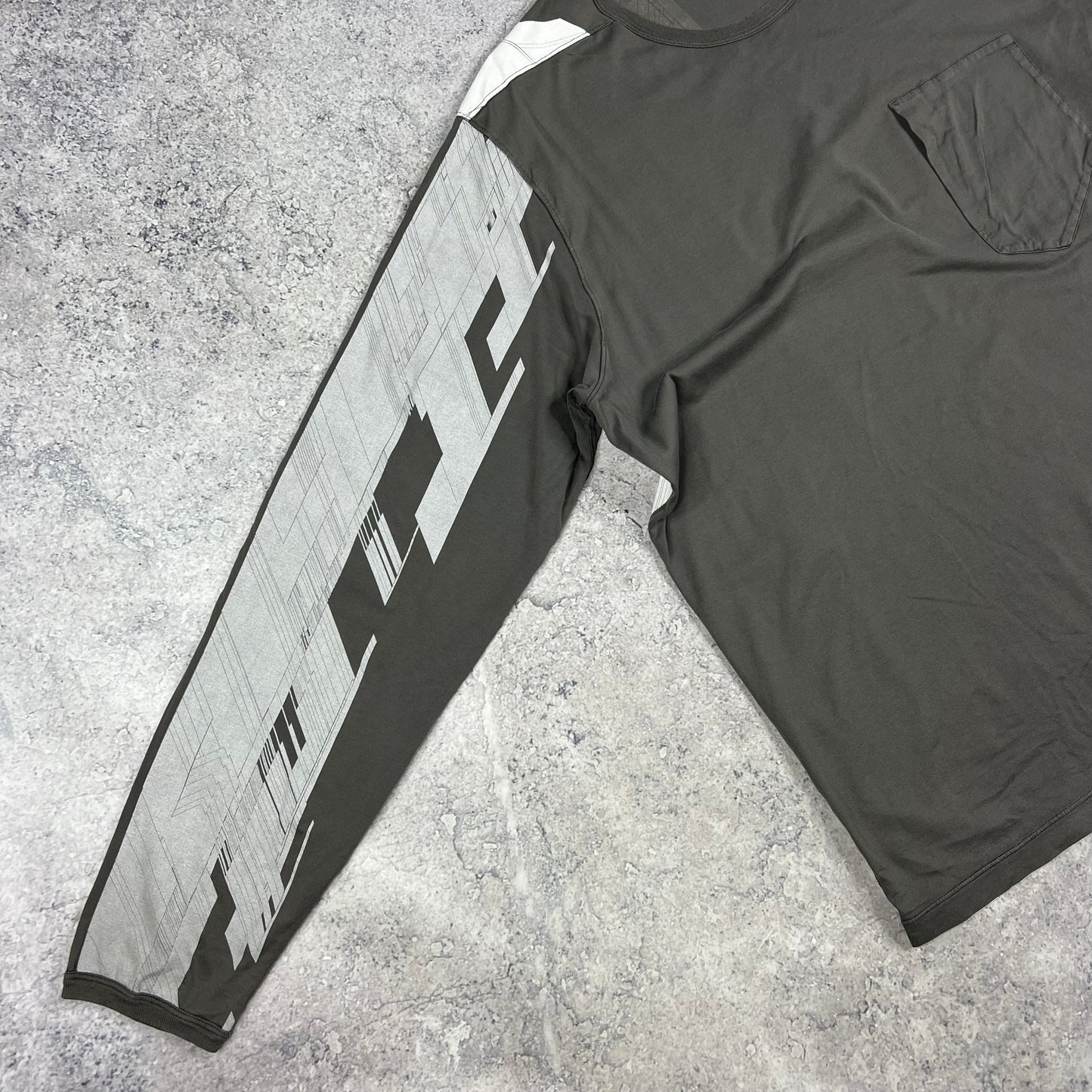 Stone Island Grey Shadow Project L/S T-Shirt 3XL 26”