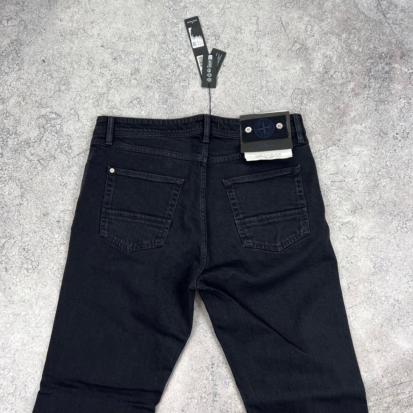 Stone Island Black Denim Slim Jeans BNWT