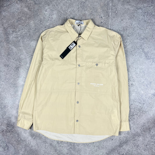 Stone Island Marina Beige Shirt XL 25” BNWT