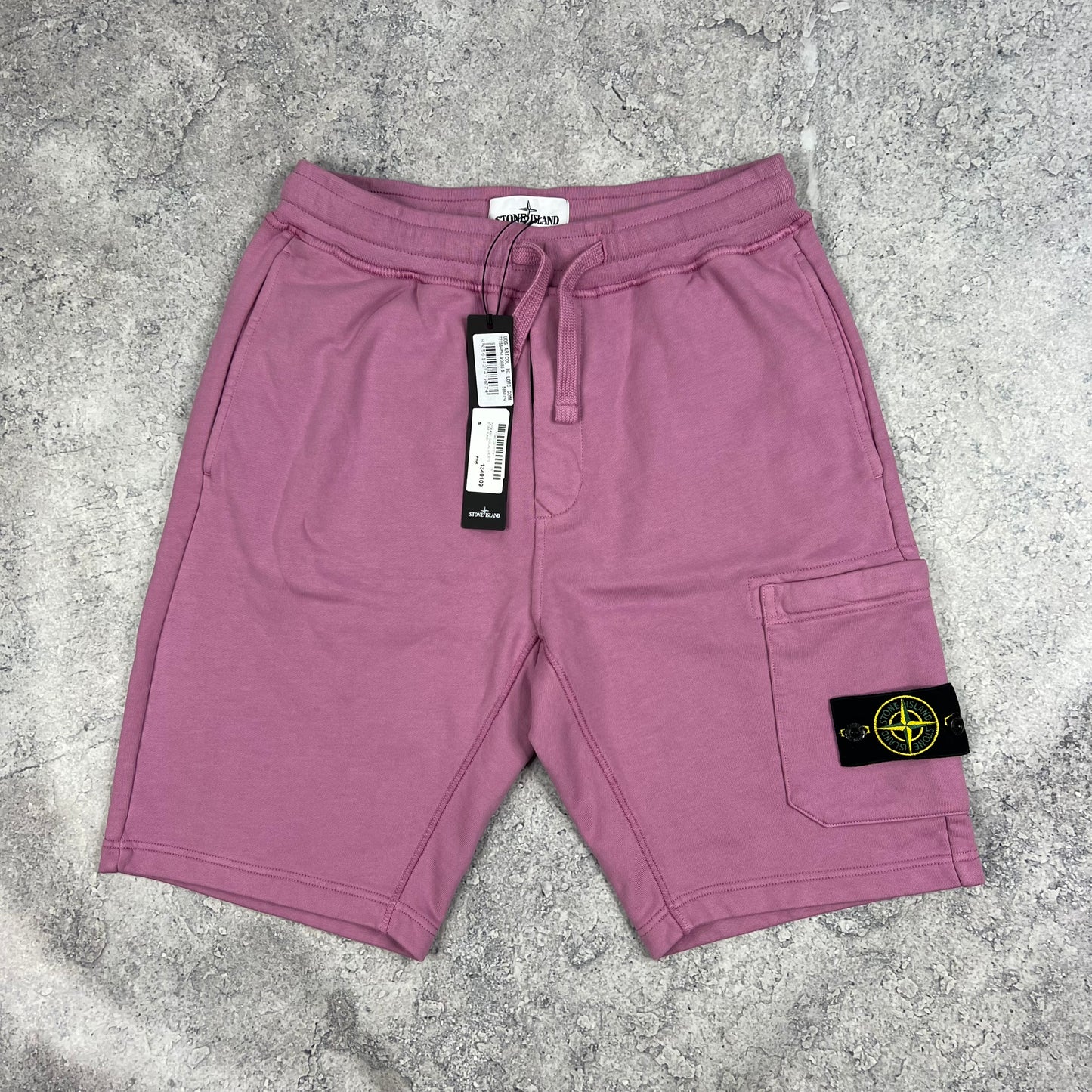 Stone Island Pink Jogger Shorts Small 30” BNWT