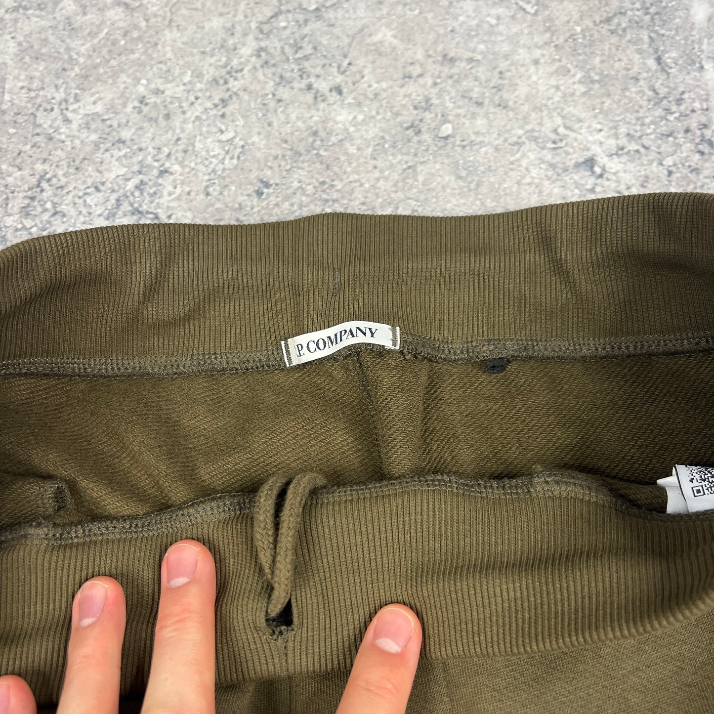 CP Company Khaki Lens Joggers Small 32”