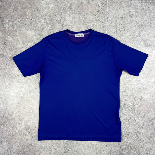 Stone Island Marina Blue T-Shirt Large 22.5”