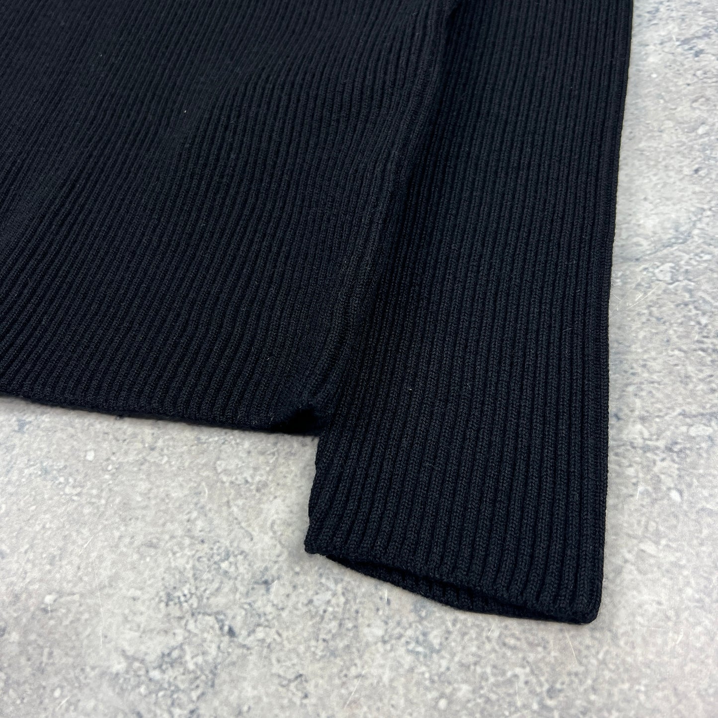 Stone Island Black Rollneck Ribbed Jumper Medium 18” BNWT