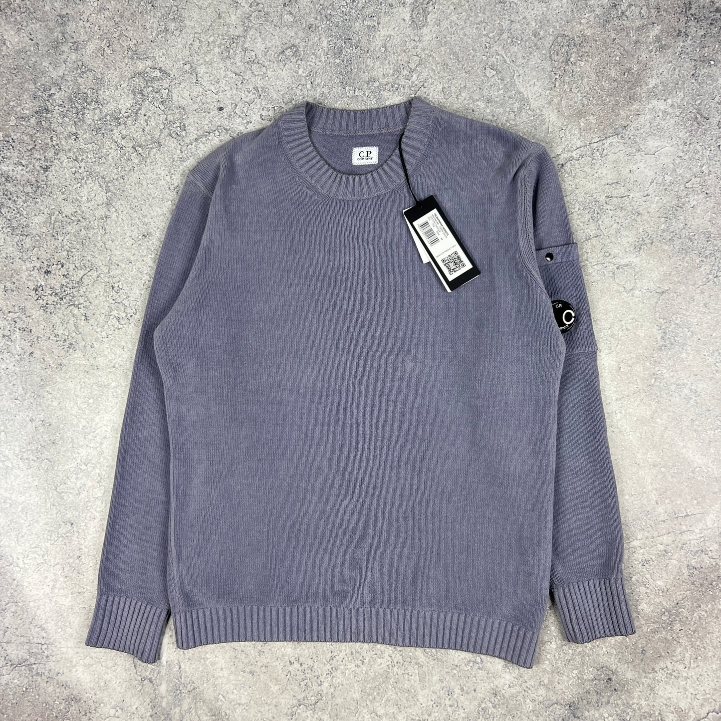 CP Company Violet Chenille Lens Knit Medium 22” BNWT