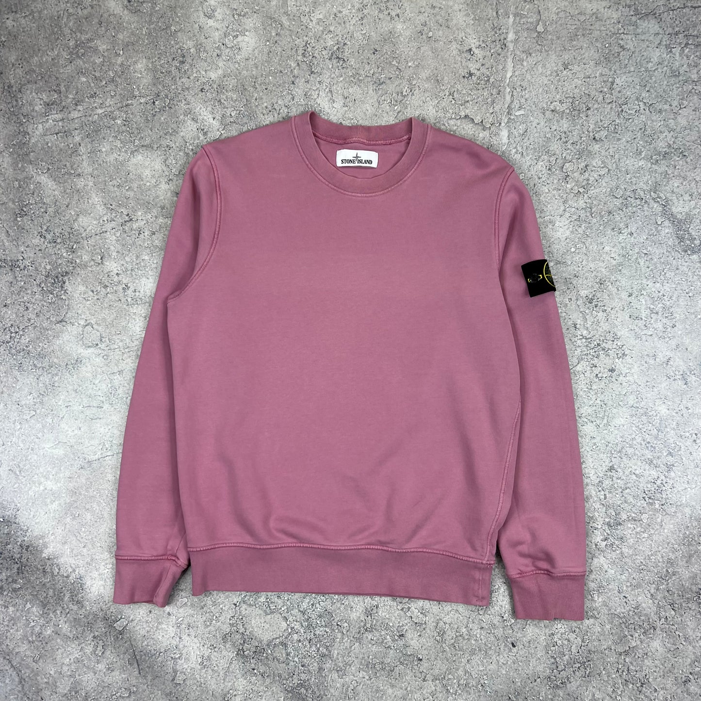 Stone Island Pink Sweatshirt Medium 21.5”