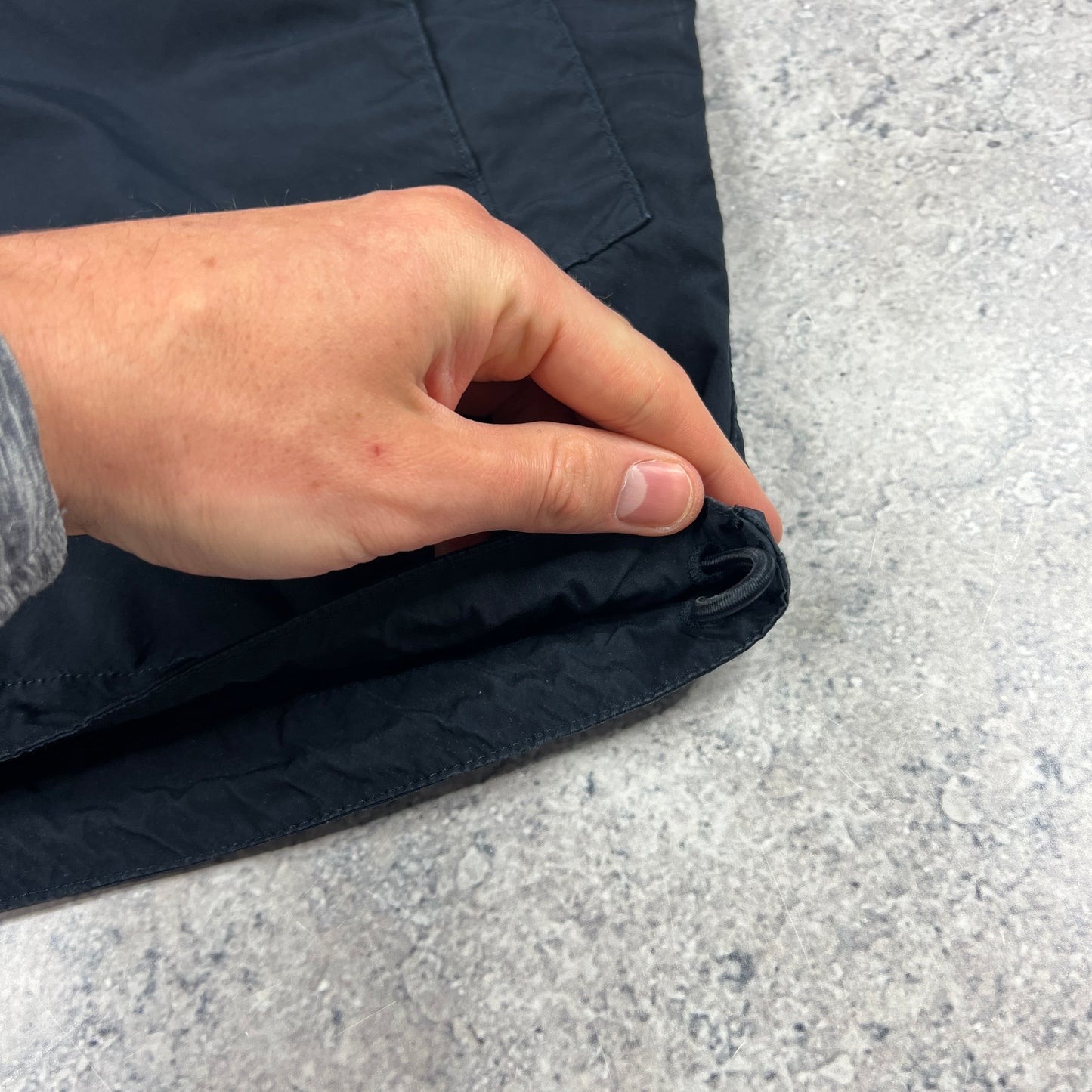 Stone Island Navy Light Compact Touch Poly Jacket Large 25.25” BNWT