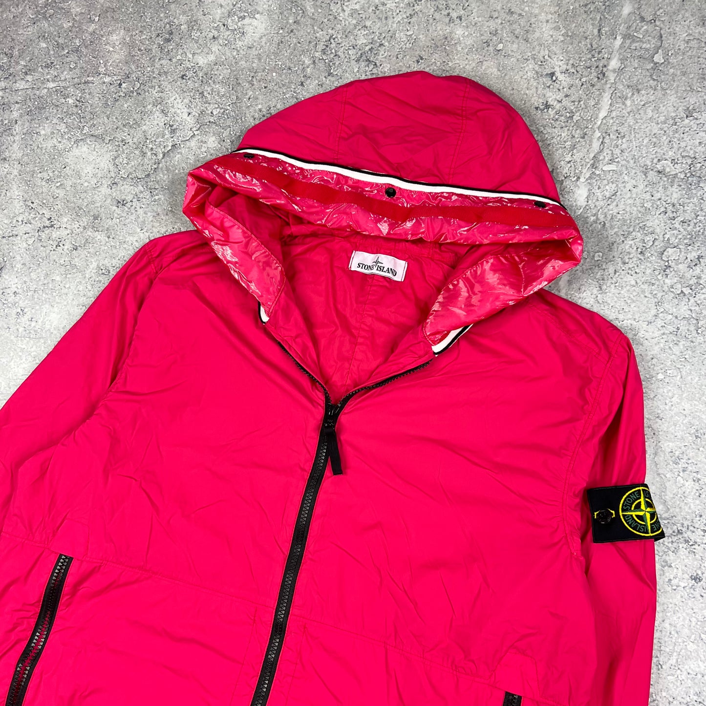 Stone Island Pink Skin Touch Jacket Large 23”