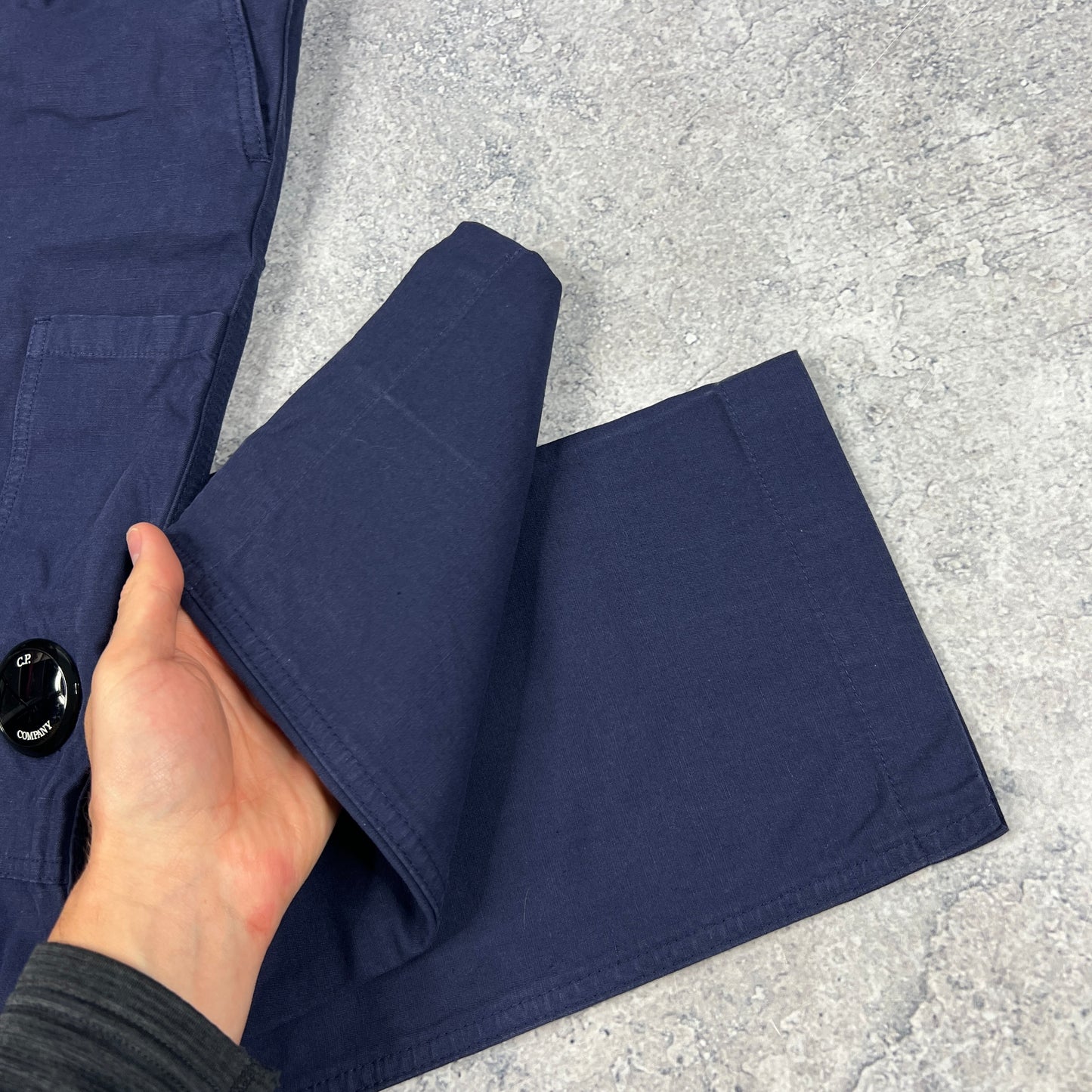 CP Company Blue Lens Cargo Trousers W30”