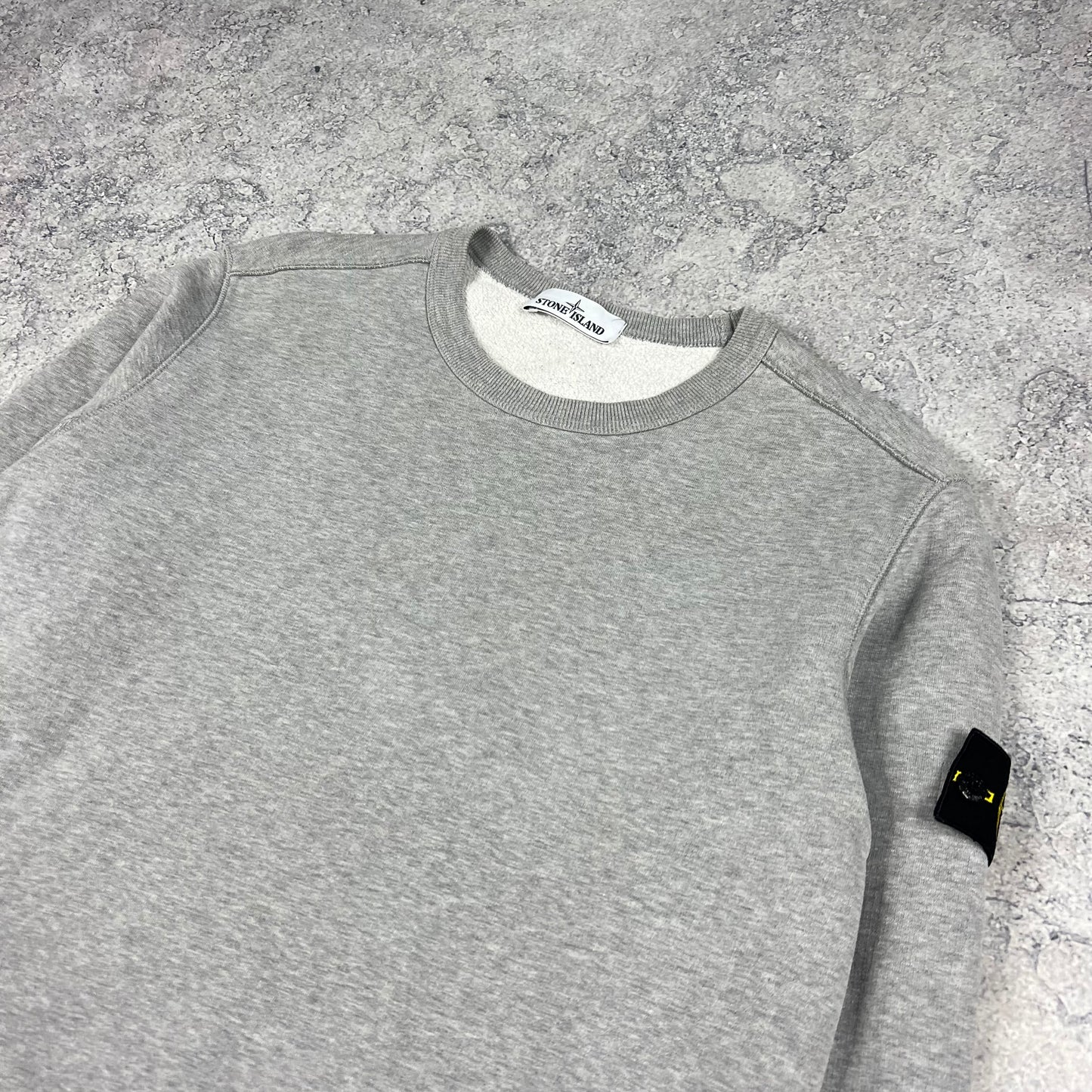 Stone Island Grey Sweatshirt Large 22.5”