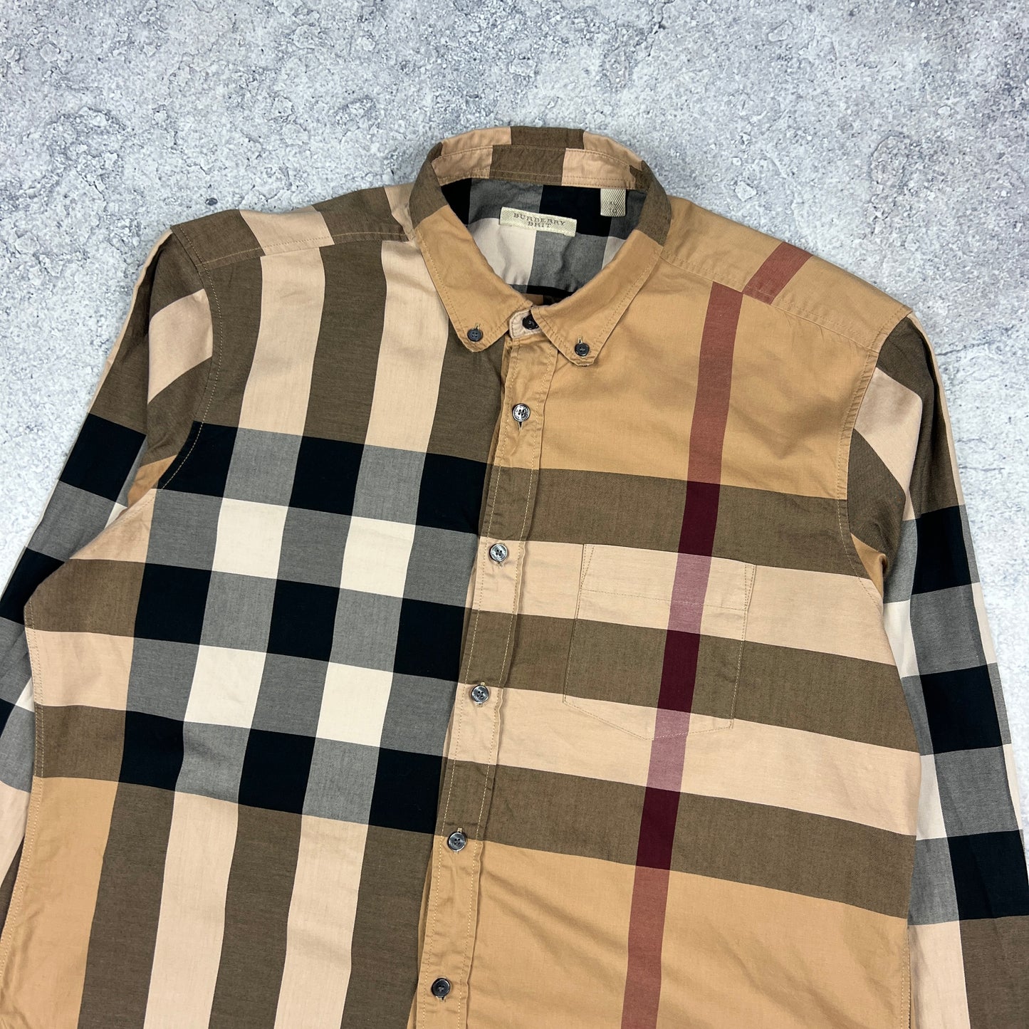 Burberry Novacheck Shirt XL 24”