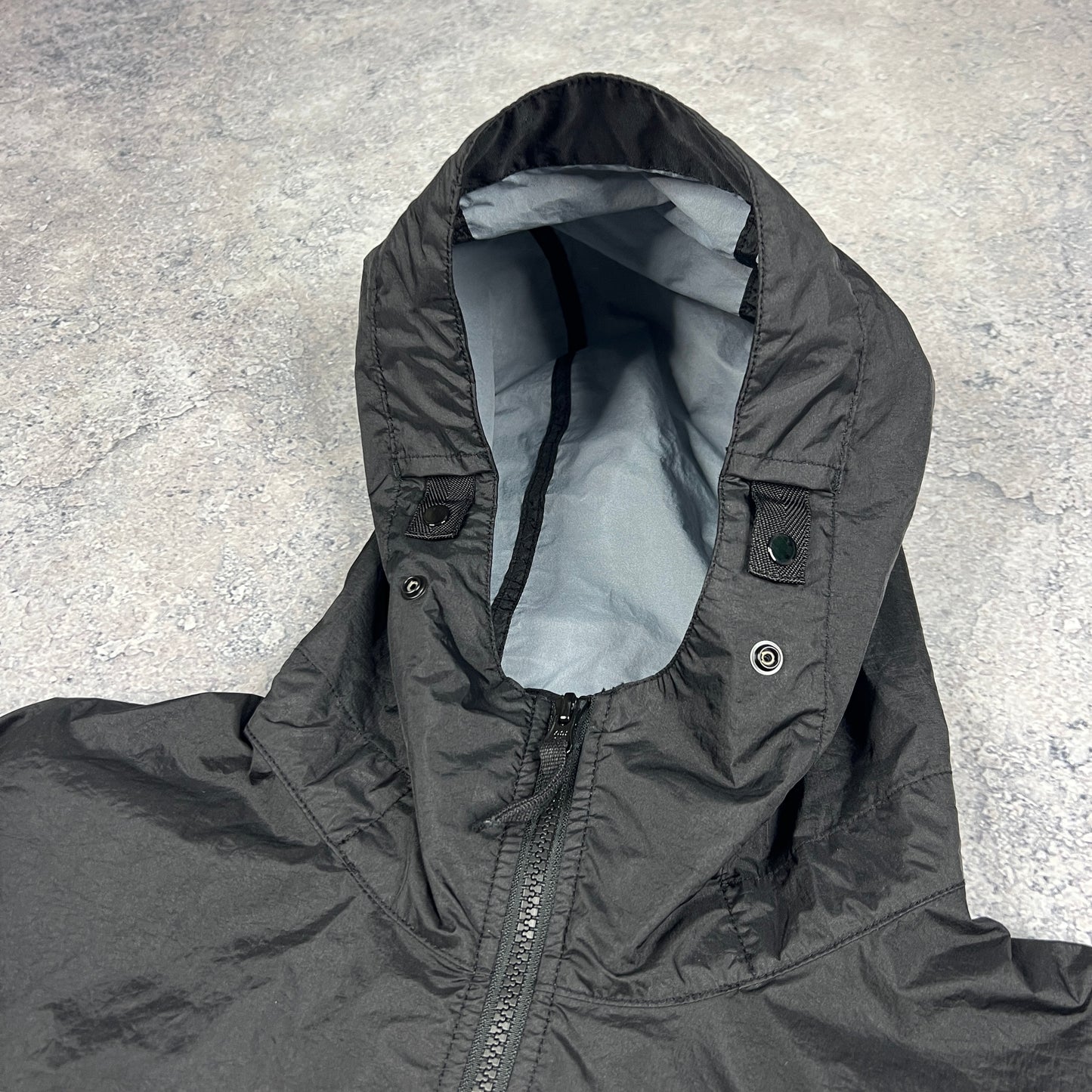Stone Island Black Membrana Jacket Medium 23.25” BNWT
