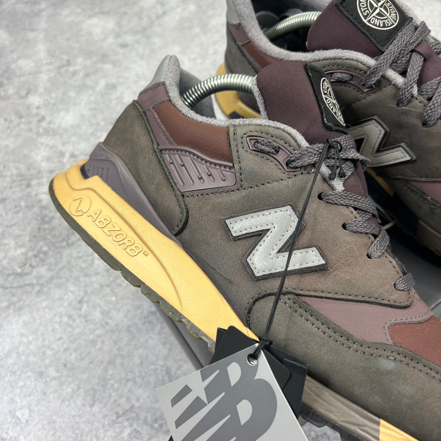 Stone Island x New Balance 998 Trainers UK8.5