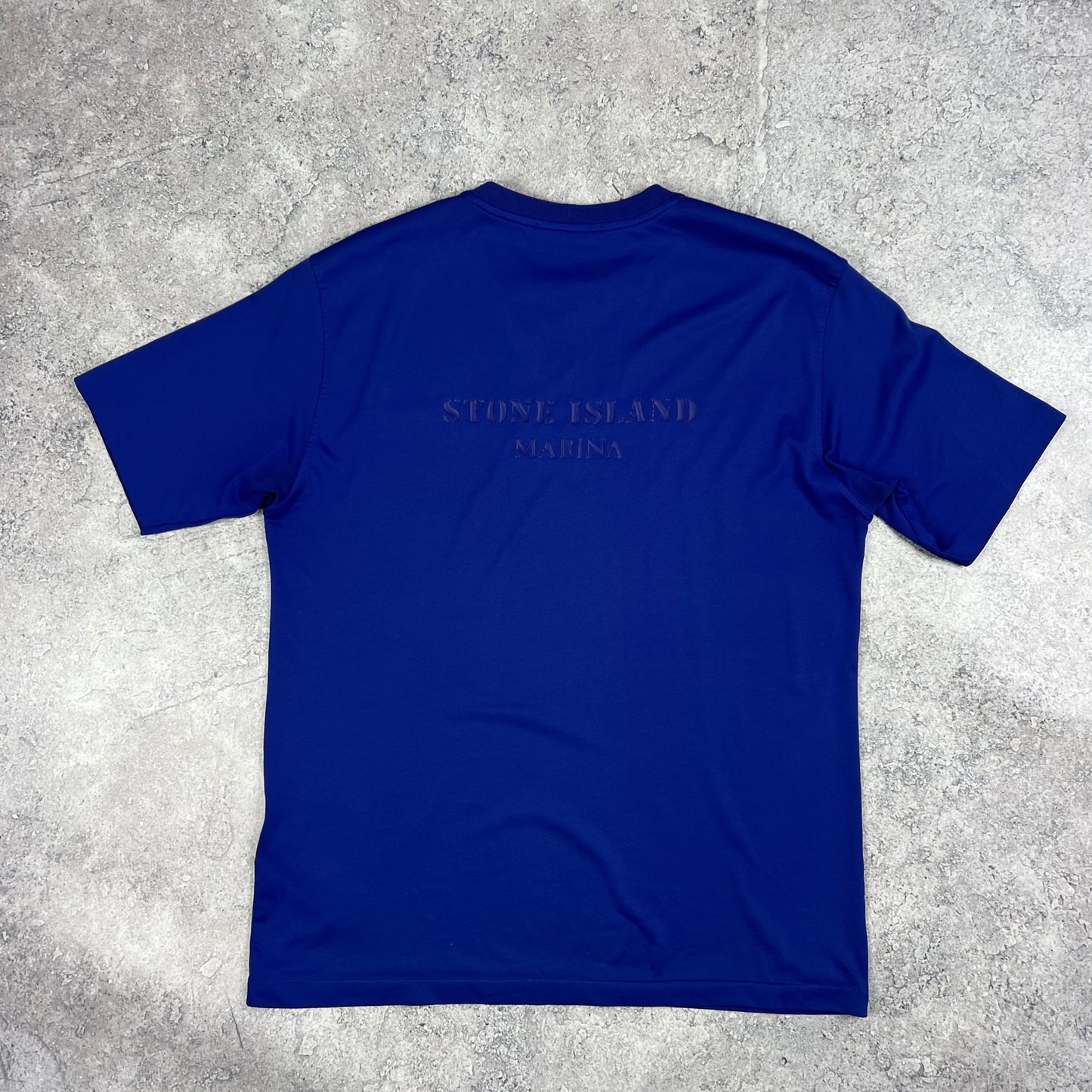 Stone Island Marina Blue T-Shirt Large 22.5”