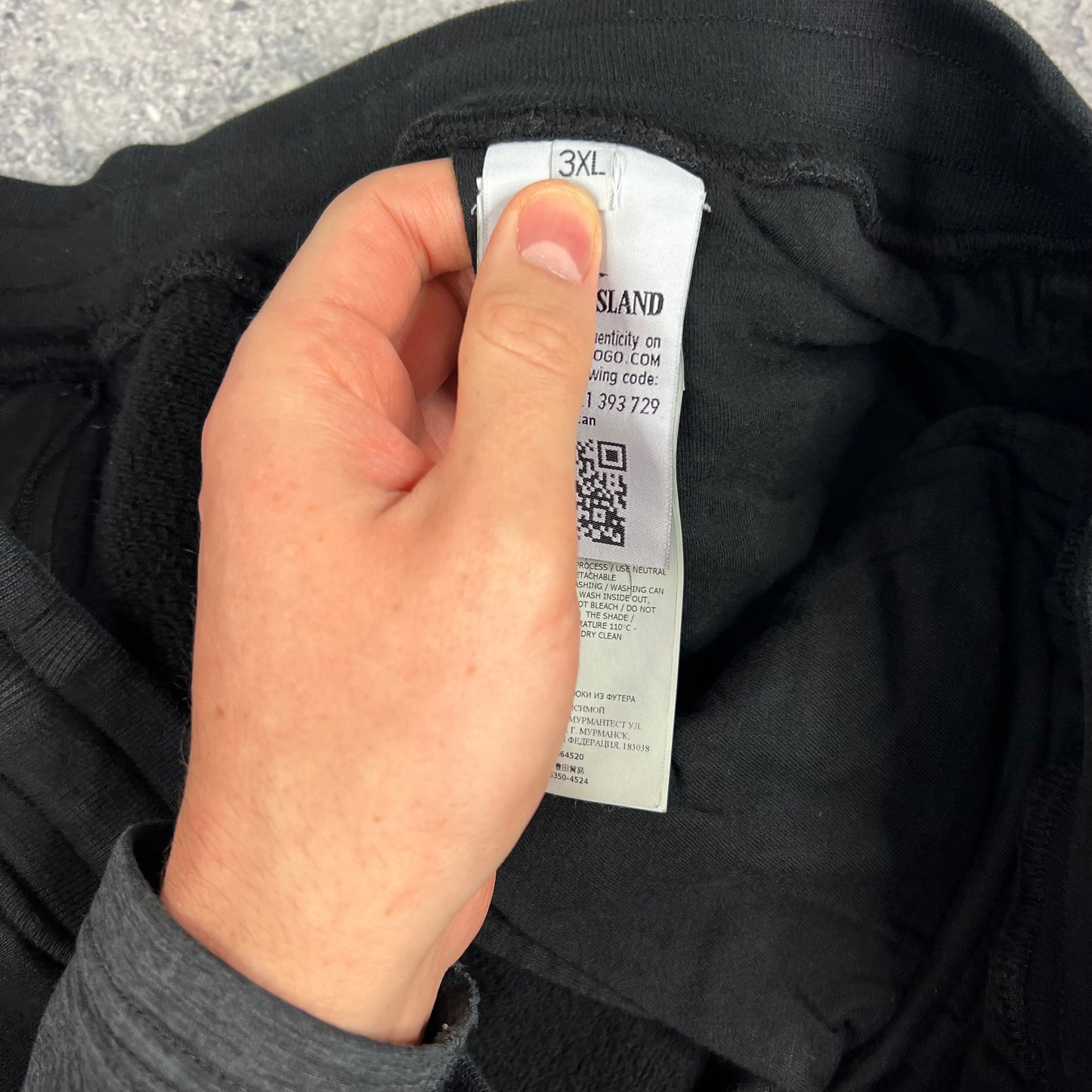 Stone Island Black Joggers 3XL 38”