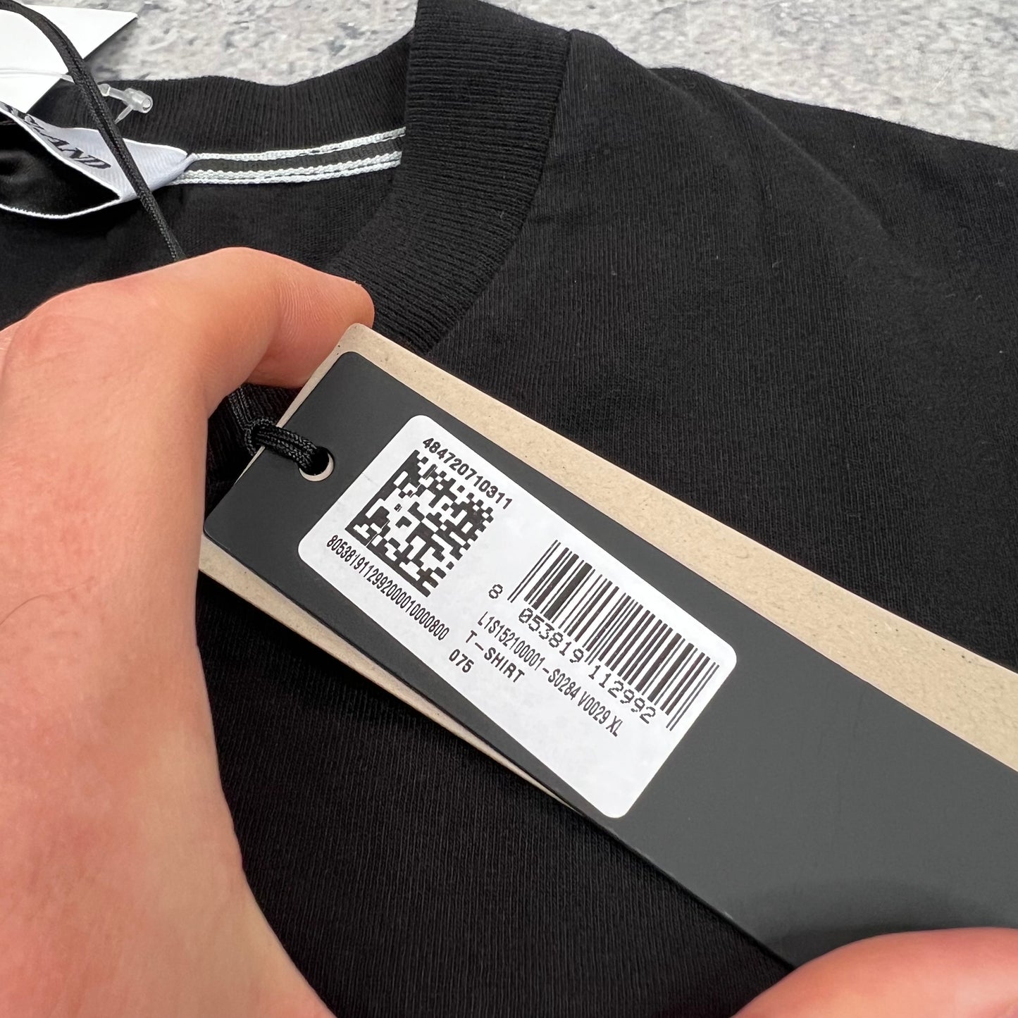 Stone Island Black Compass T-Shirt XL 25” BNWT