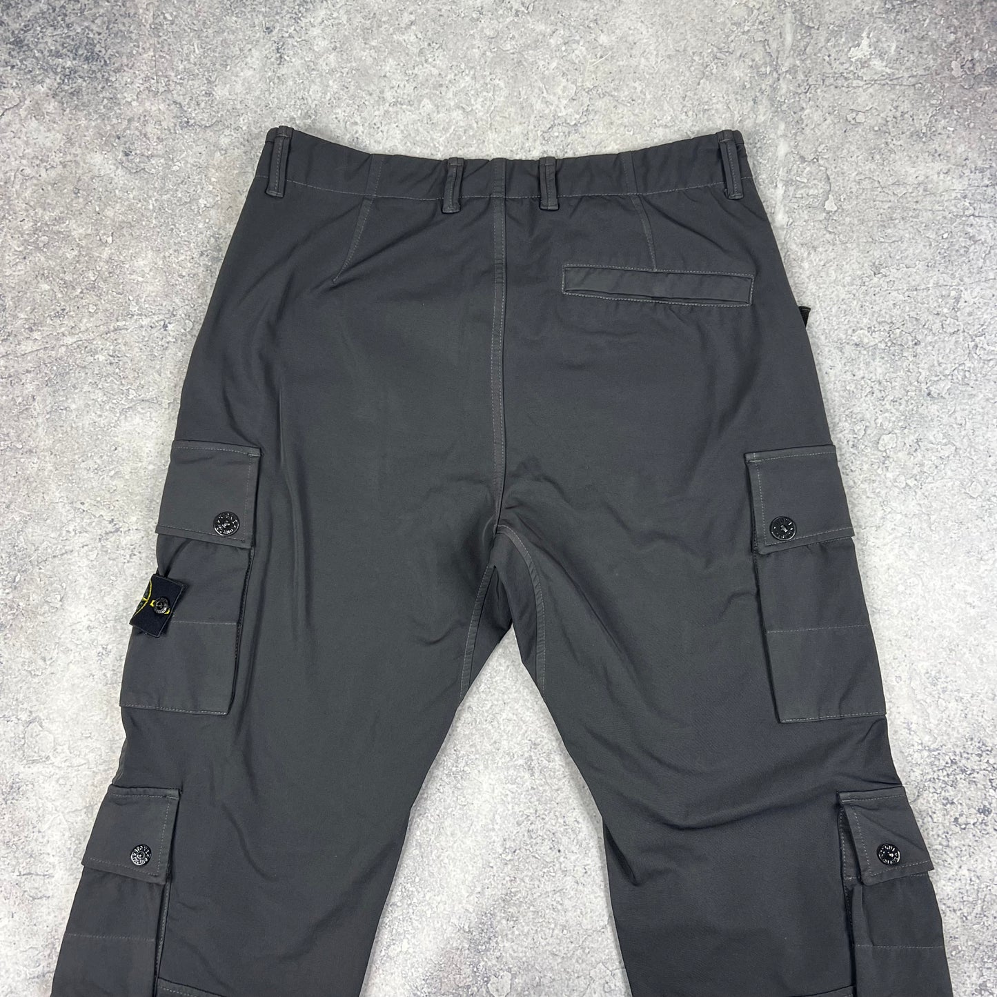 Stone Island Dark Grey Multipocket Cargos W31-32”