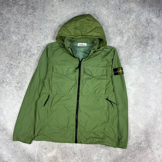 Stone Island Green Naslan Light Watro Jacket Medium 21”
