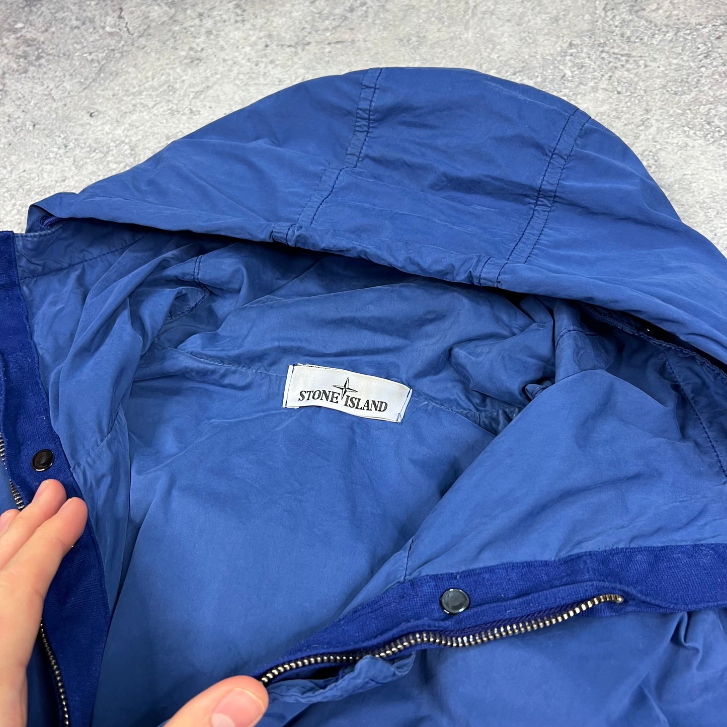 Stone Island Blue David Light TC Jacket XL 23”