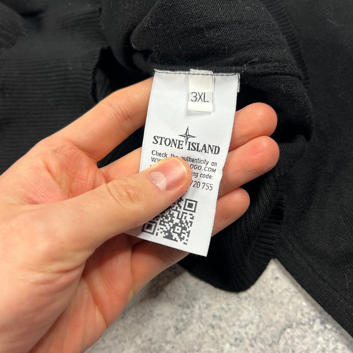 Stone Island Black Shadow Project Knit Jumper 3XL 25”