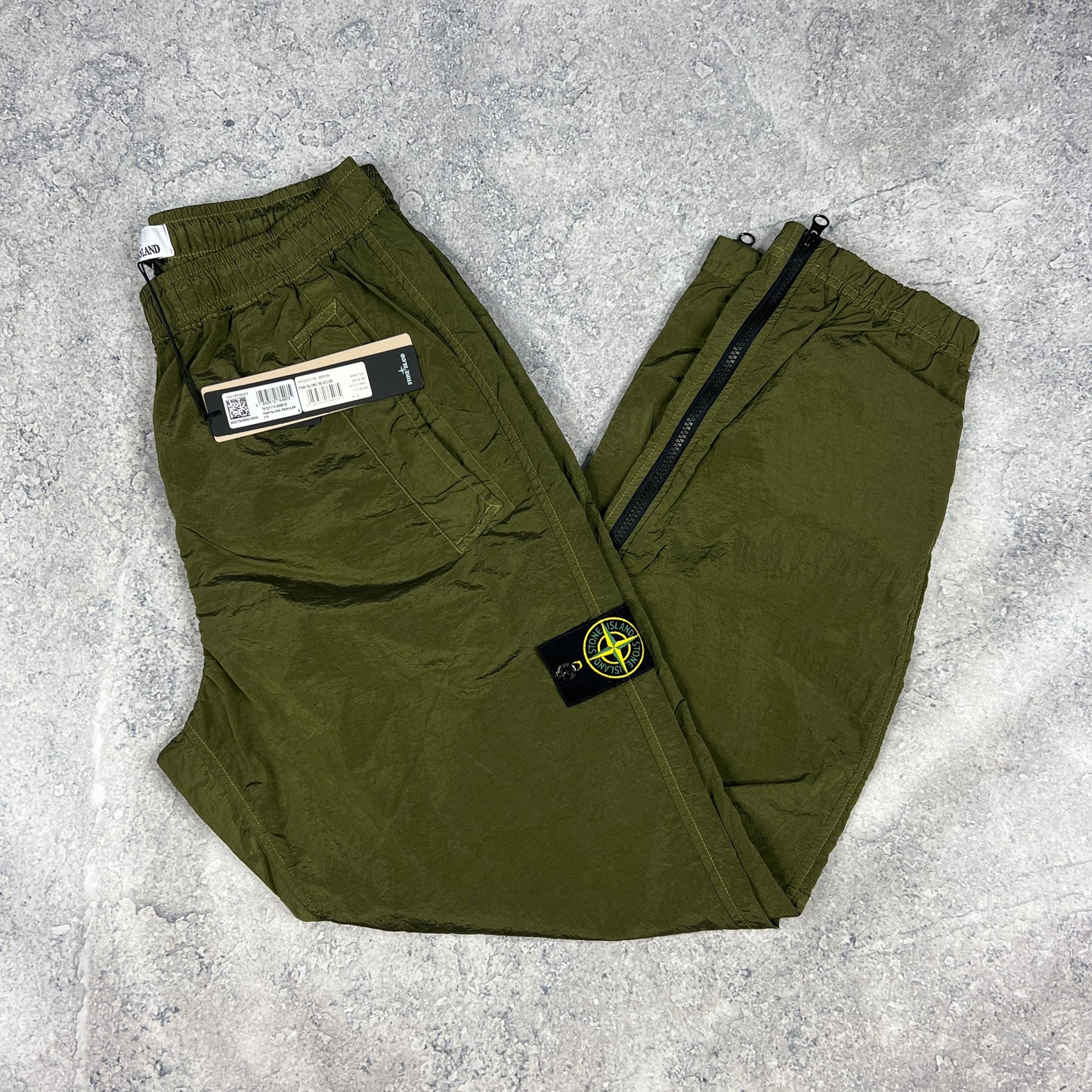 Stone Island Green Nylon Metal Cargo Trousers W32” BNWT