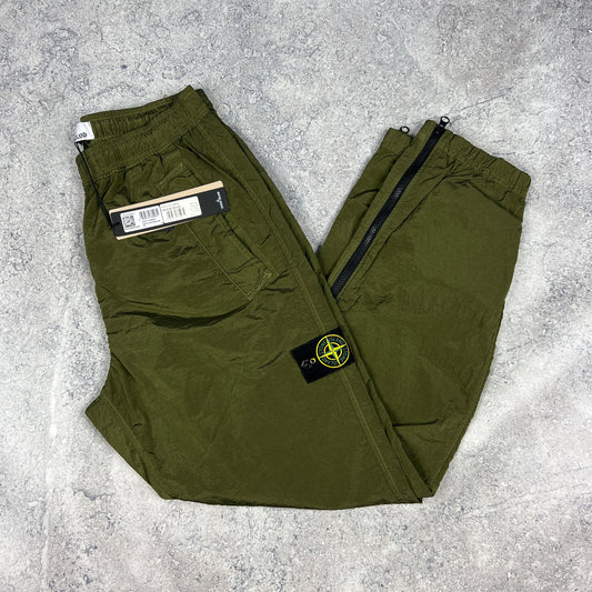 Stone Island Green Nylon Metal Cargo Trousers W32” BNWT