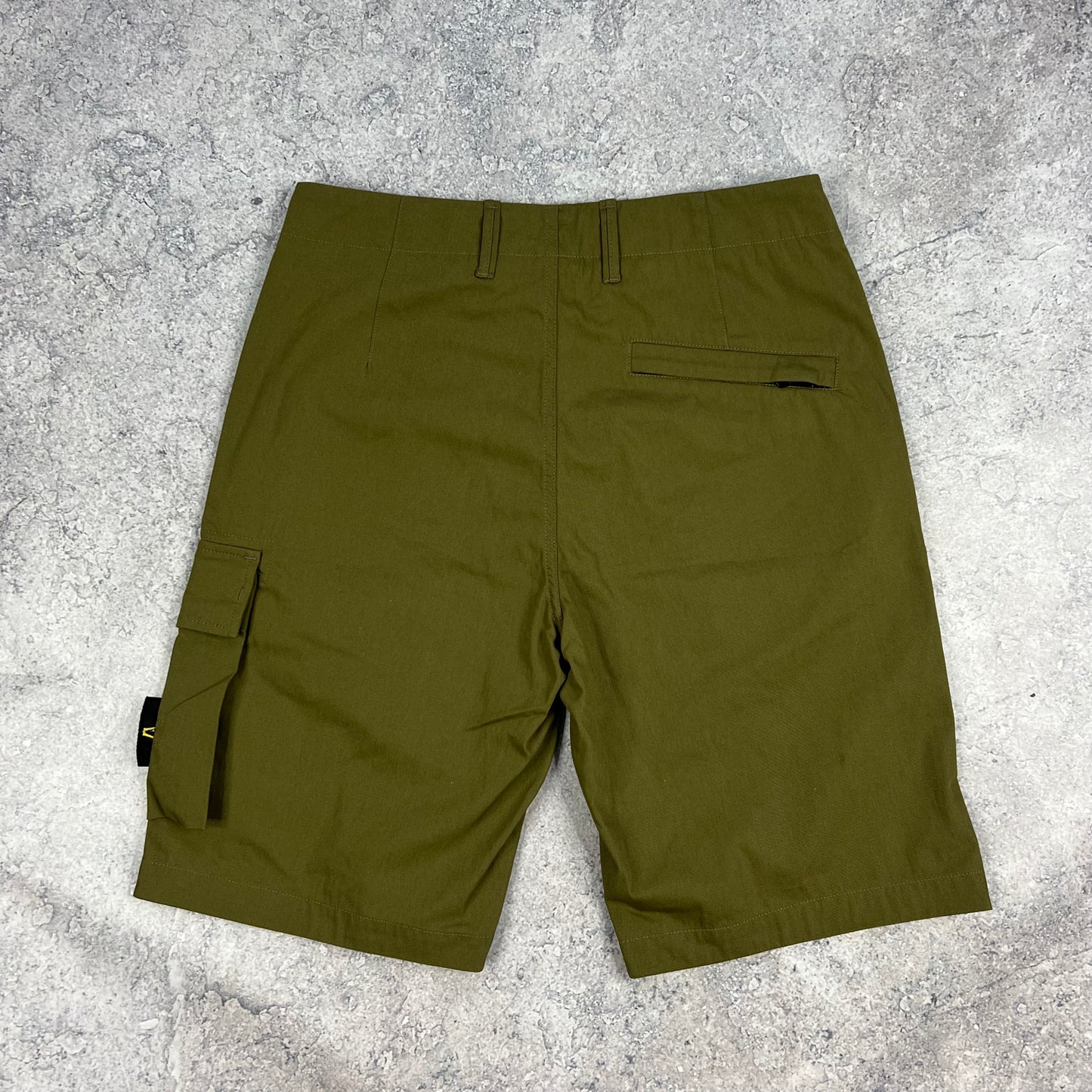 Stone Island Khaki Cargo Shorts W28-30”