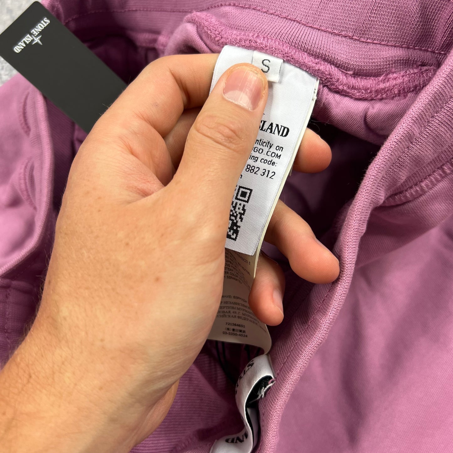 Stone Island Pink Jogger Shorts Small 30” BNWT