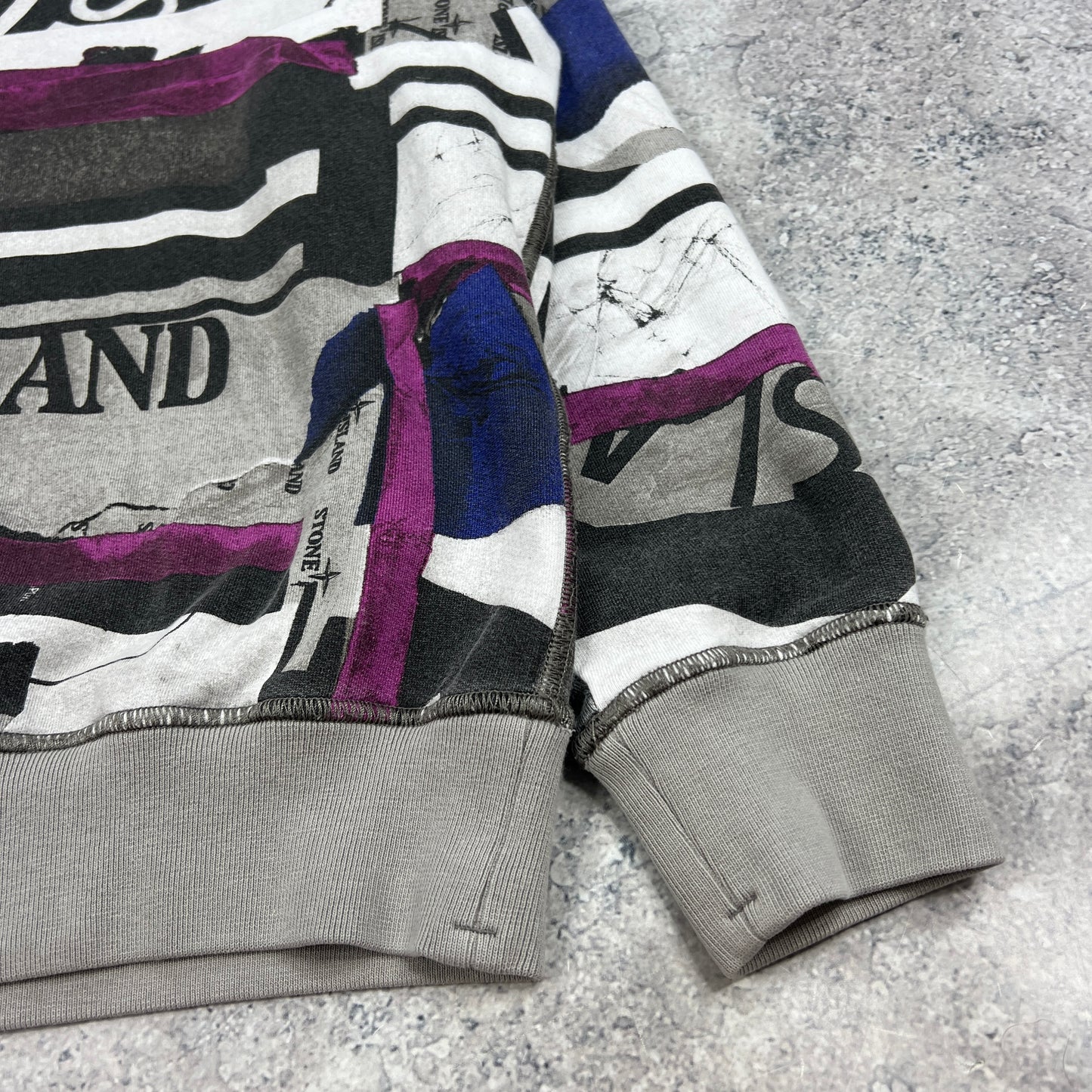 Stone Island Multi Logo Sweatshirt Medium 23”