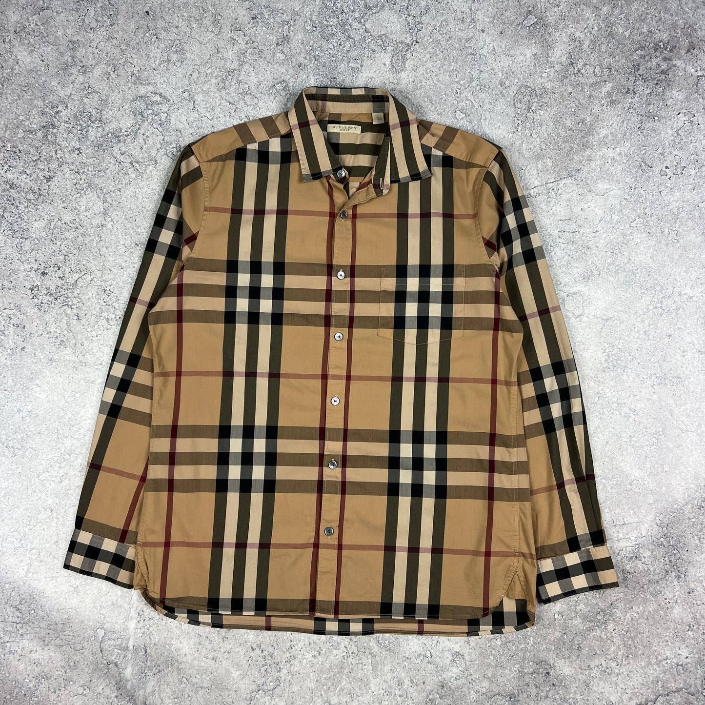 Burberry Novacheck Shirt Large 22”