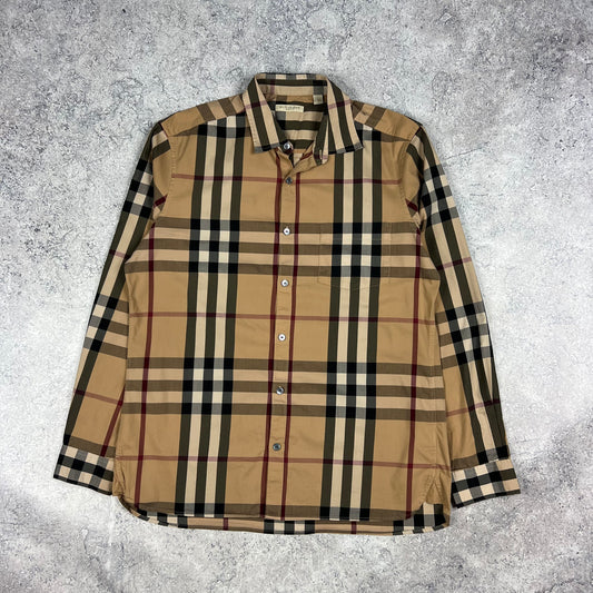 Burberry Novacheck Shirt Large 22”