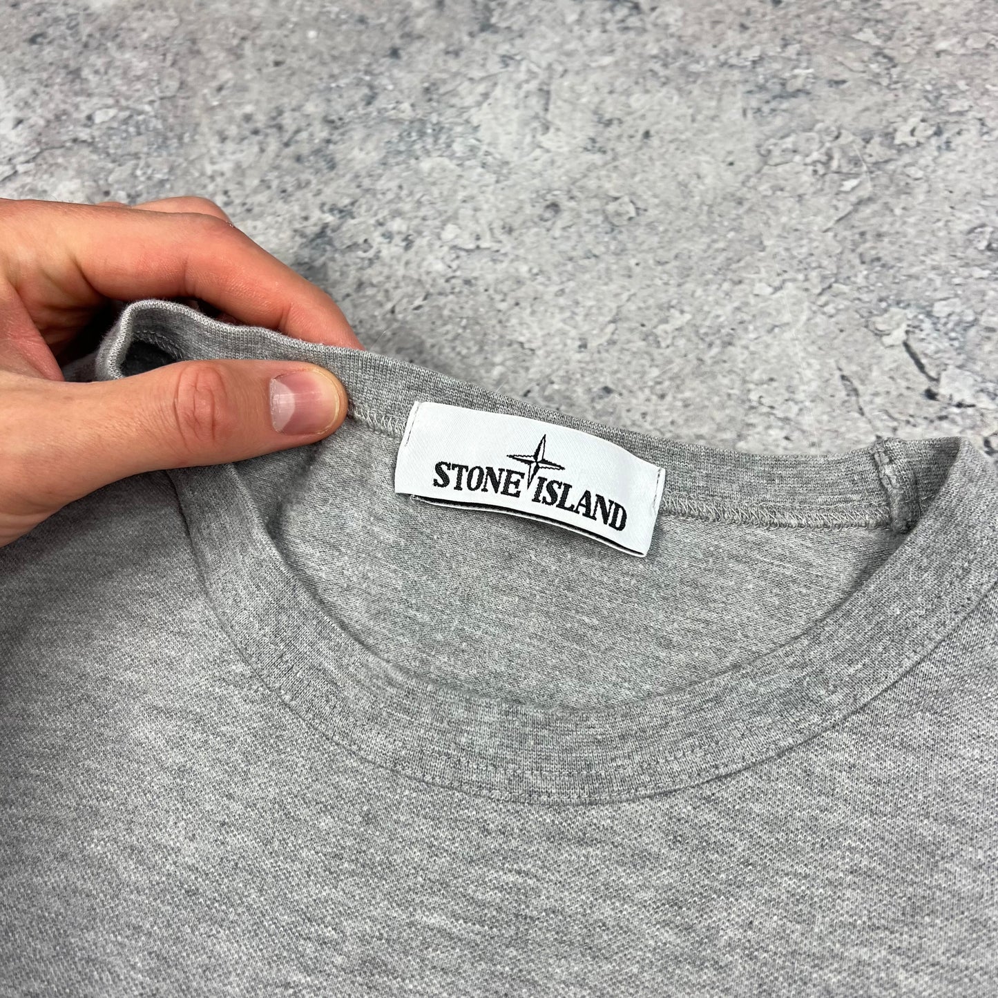 Stone Island Stellina Grey T-Shirt Medium 20”
