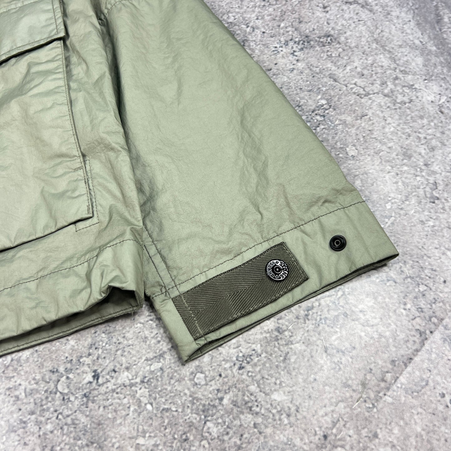 Stone Island Green Membrana Jacket XL 25.75” BNWT