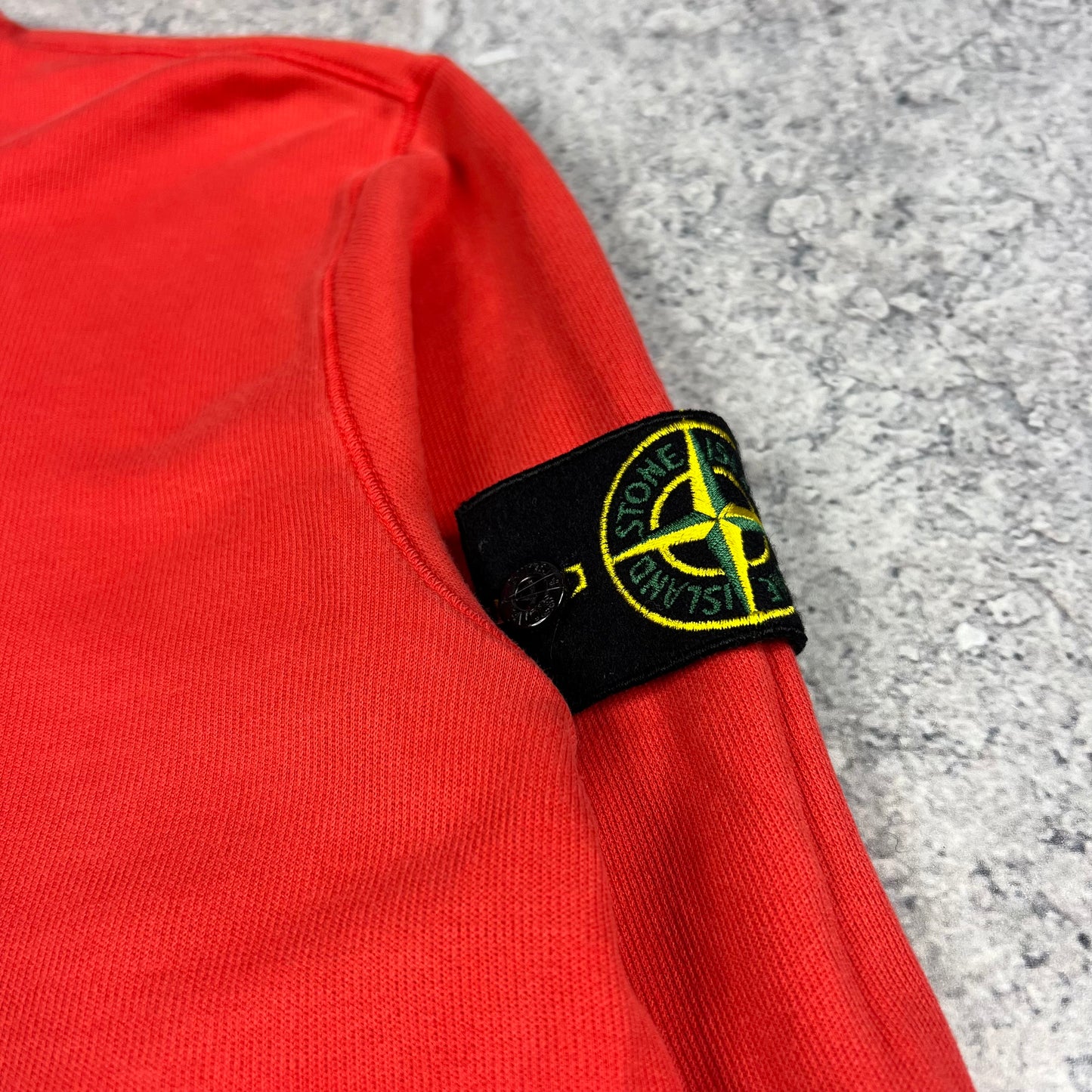 Stone Island Red Sweatshirt Large 21.5”