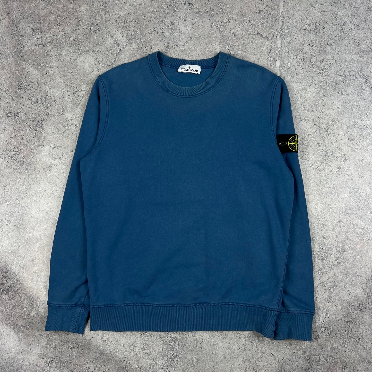 Stone Island Blue Sweatshirt Large 23.5”