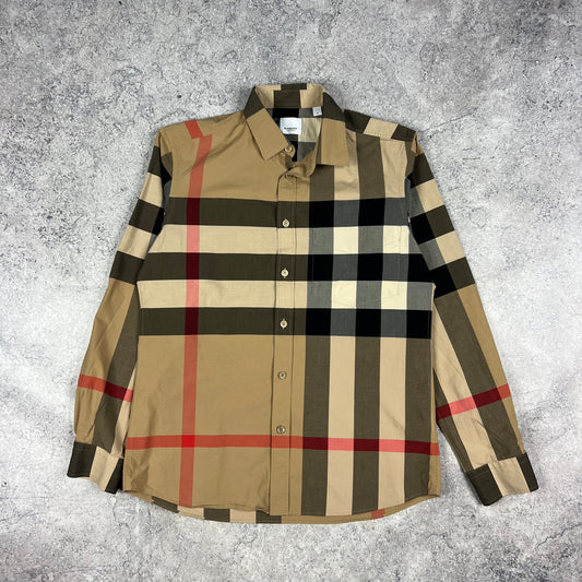 Burberry Somerton Check Shirt Medium 21.5”