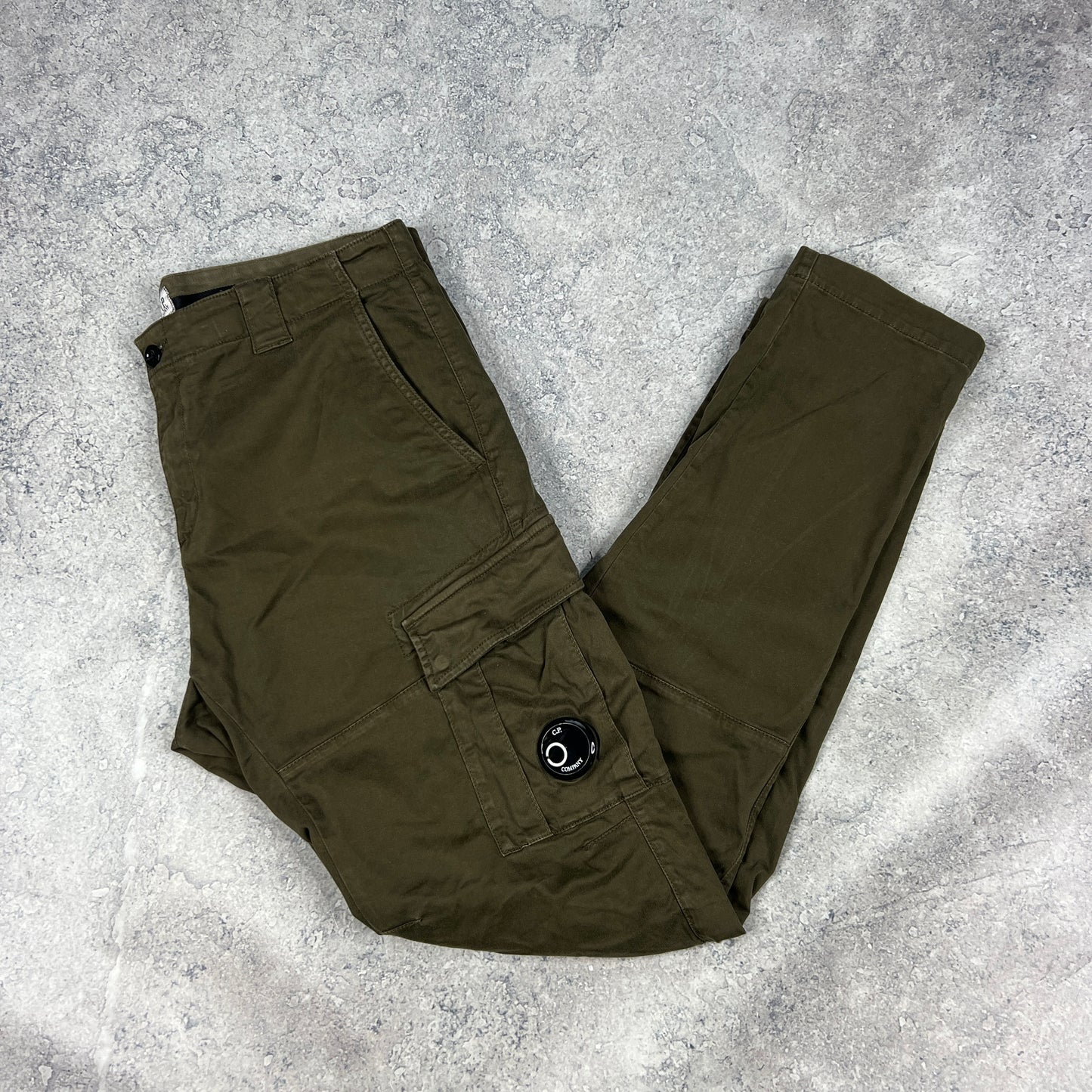 CP Company Khaki Lens Cargo Trousers Size 50- W36”