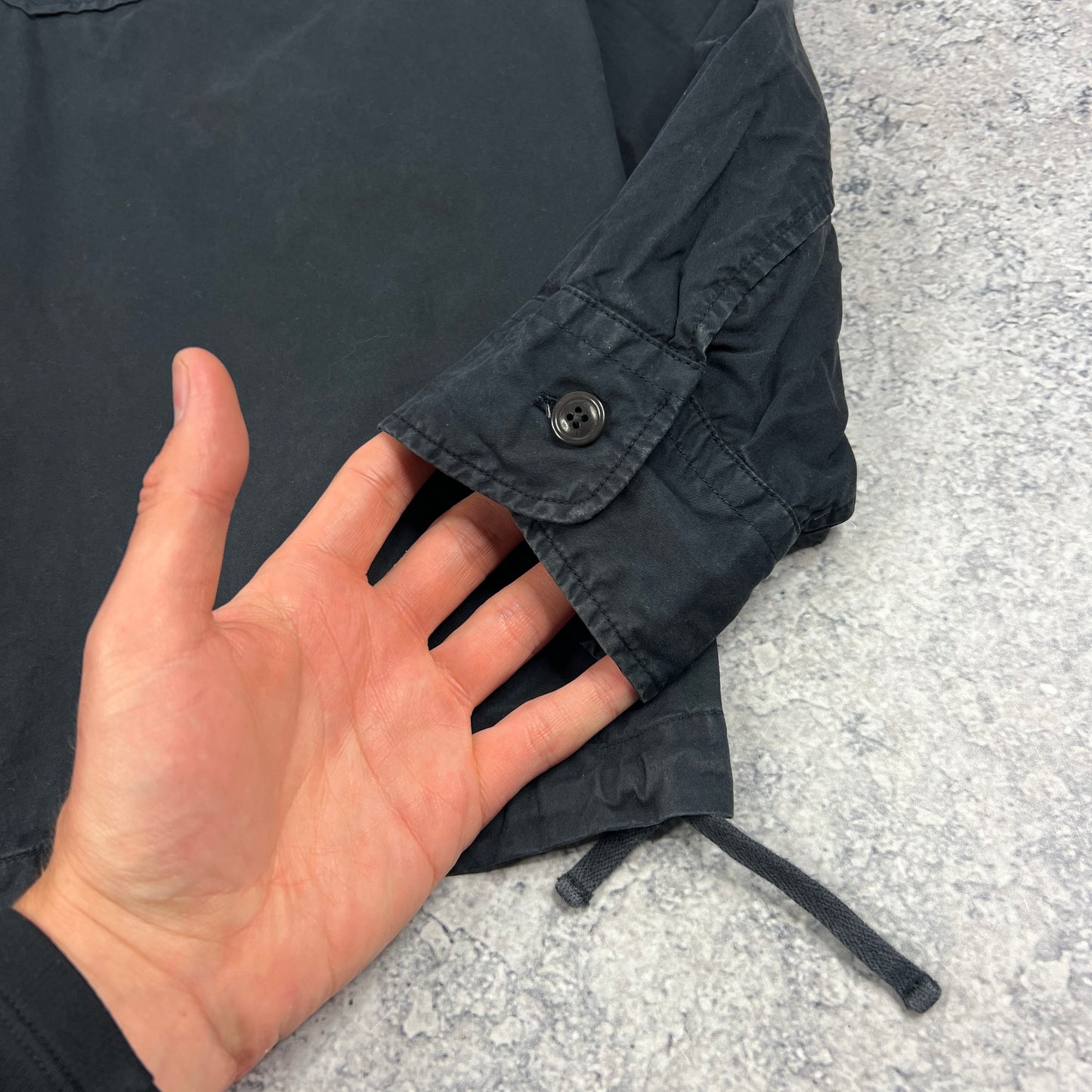 CP Company Black Cotton Lens Smock Medium 22.5”
